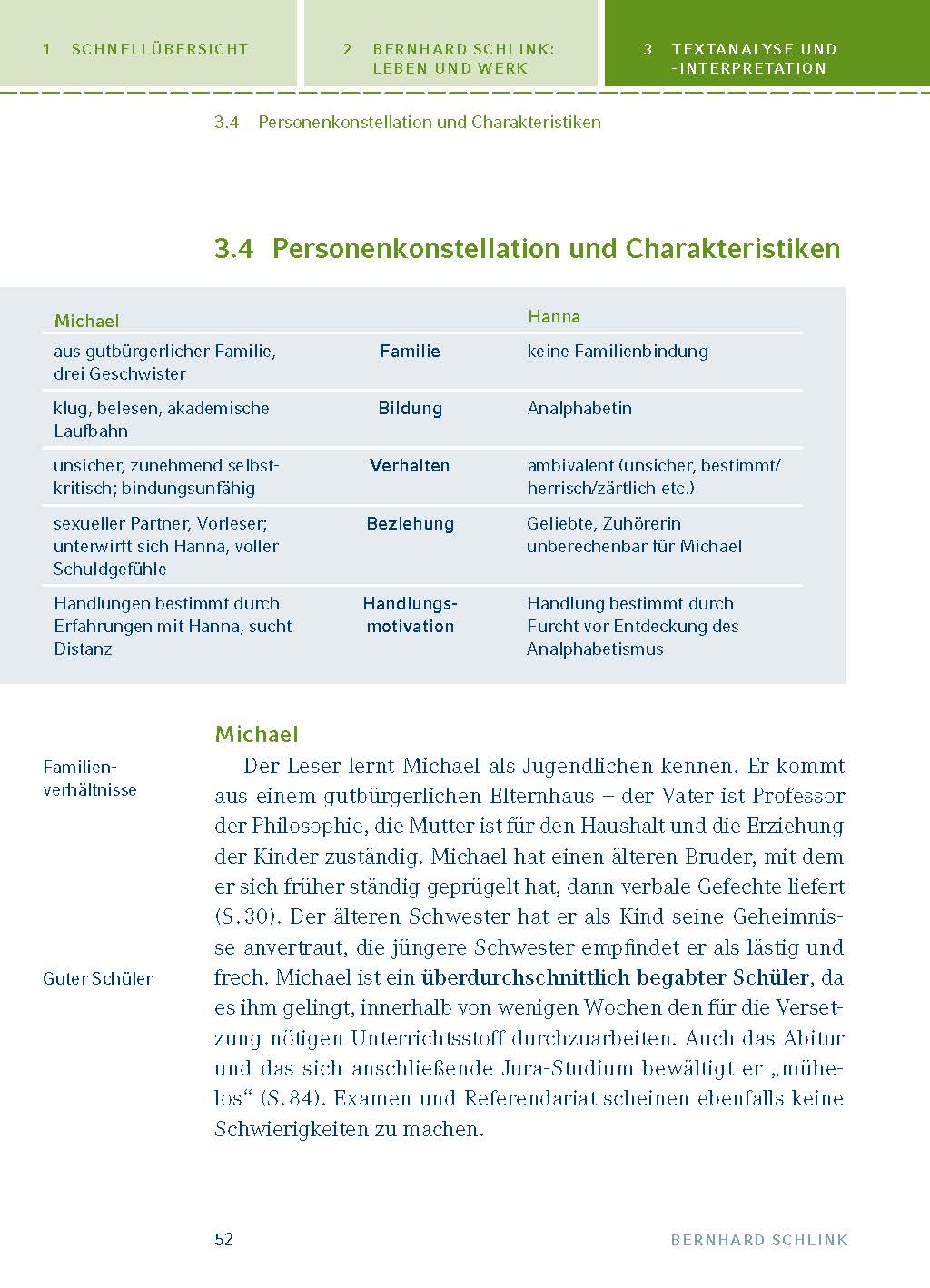 Der Vorleser von Bernhard Schlink