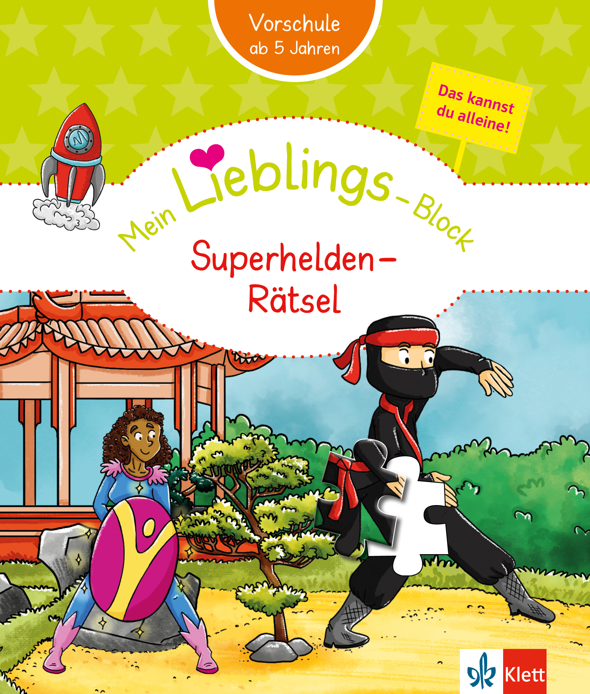 Klett Mein Lieblings-Block: Superhelden-Rätsel