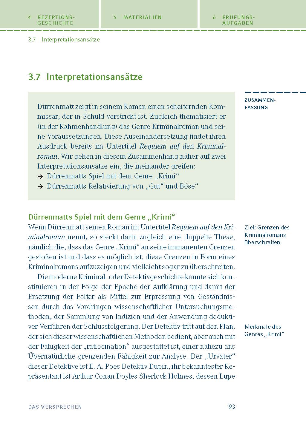 Das Versprechen von Friedrich Dürrenmatt