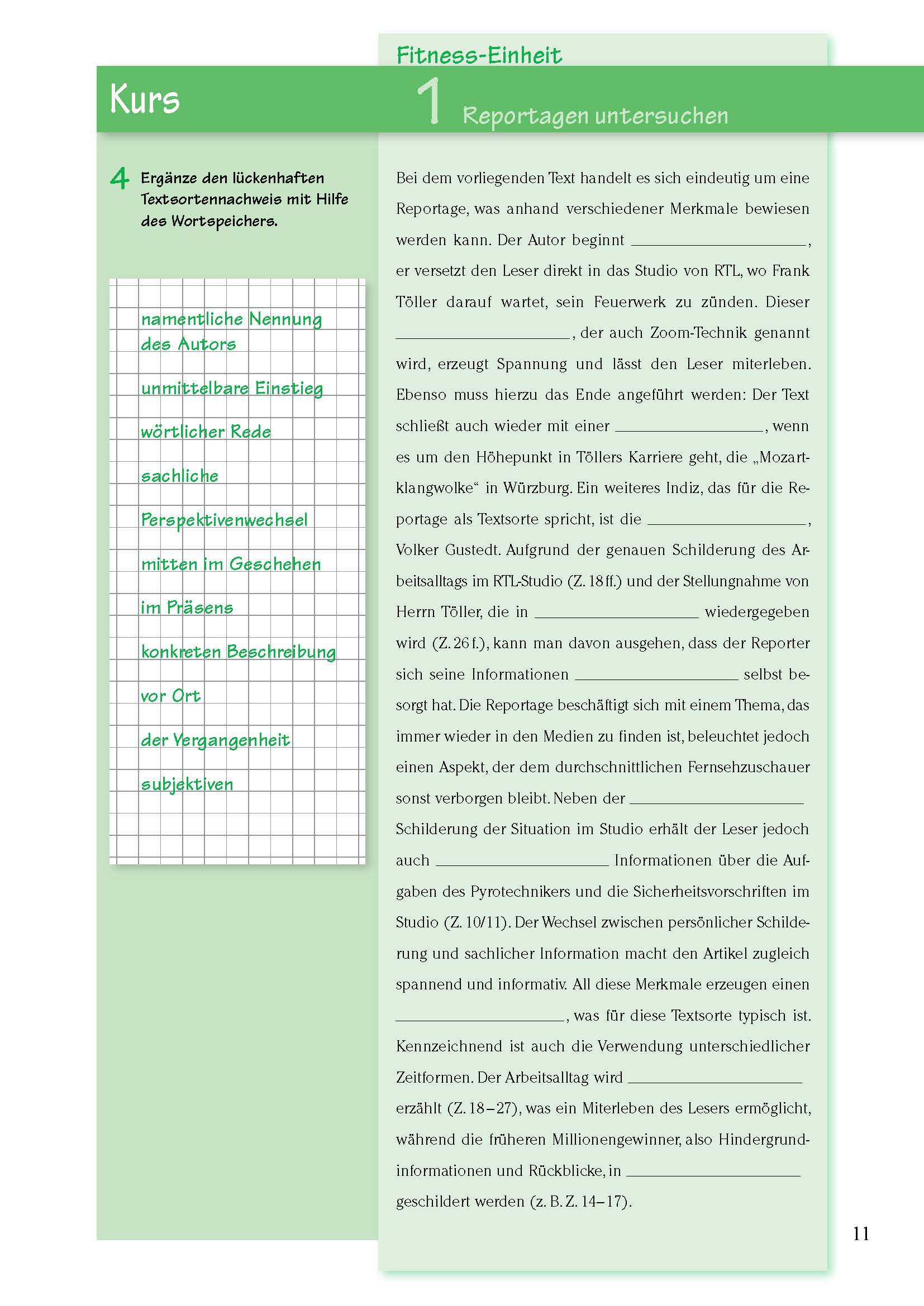Texte analysieren und verfassen – Klasse 8-10 – Deutsch