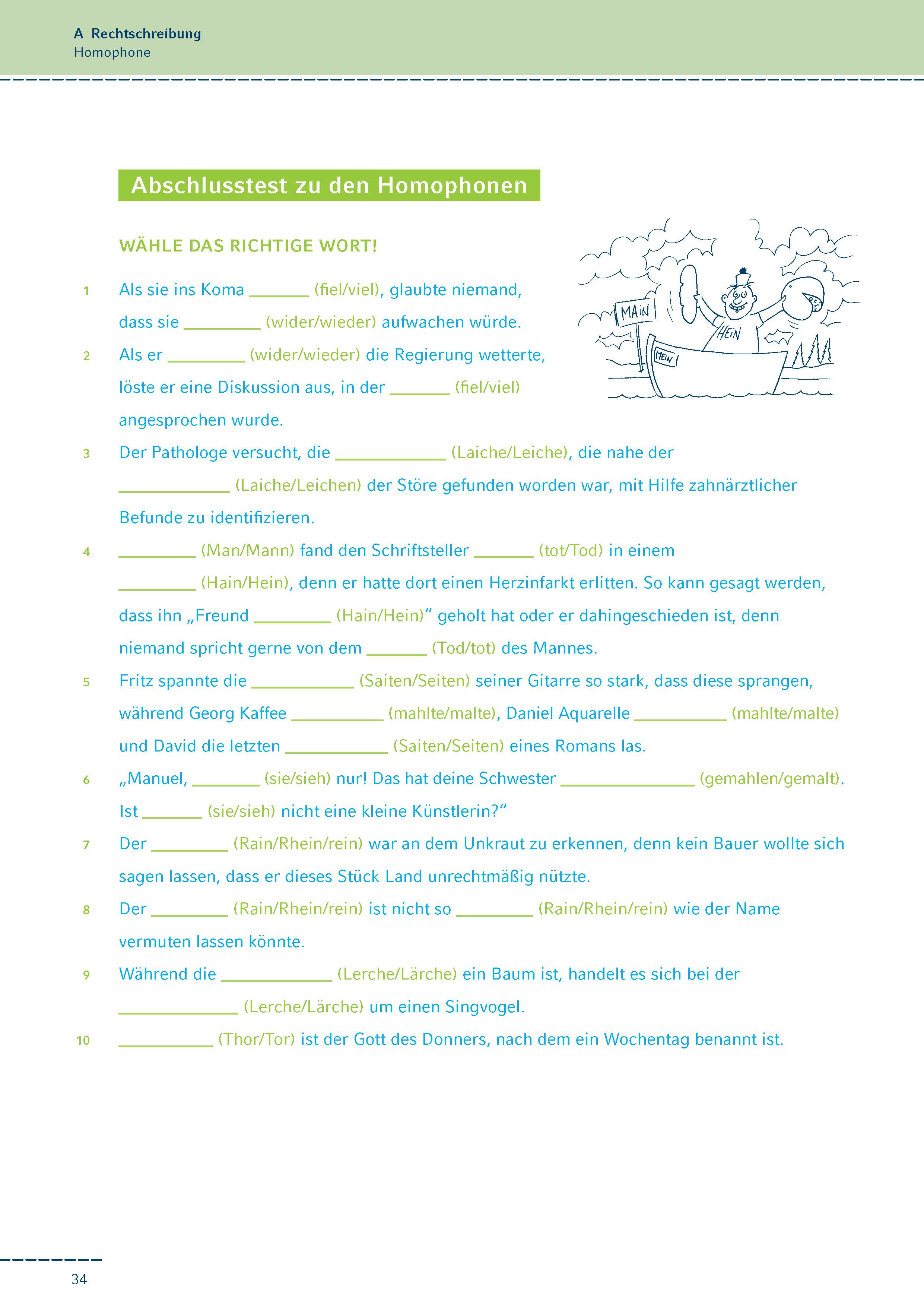 Fit in Rechtschreibung und Zeichensetzung
