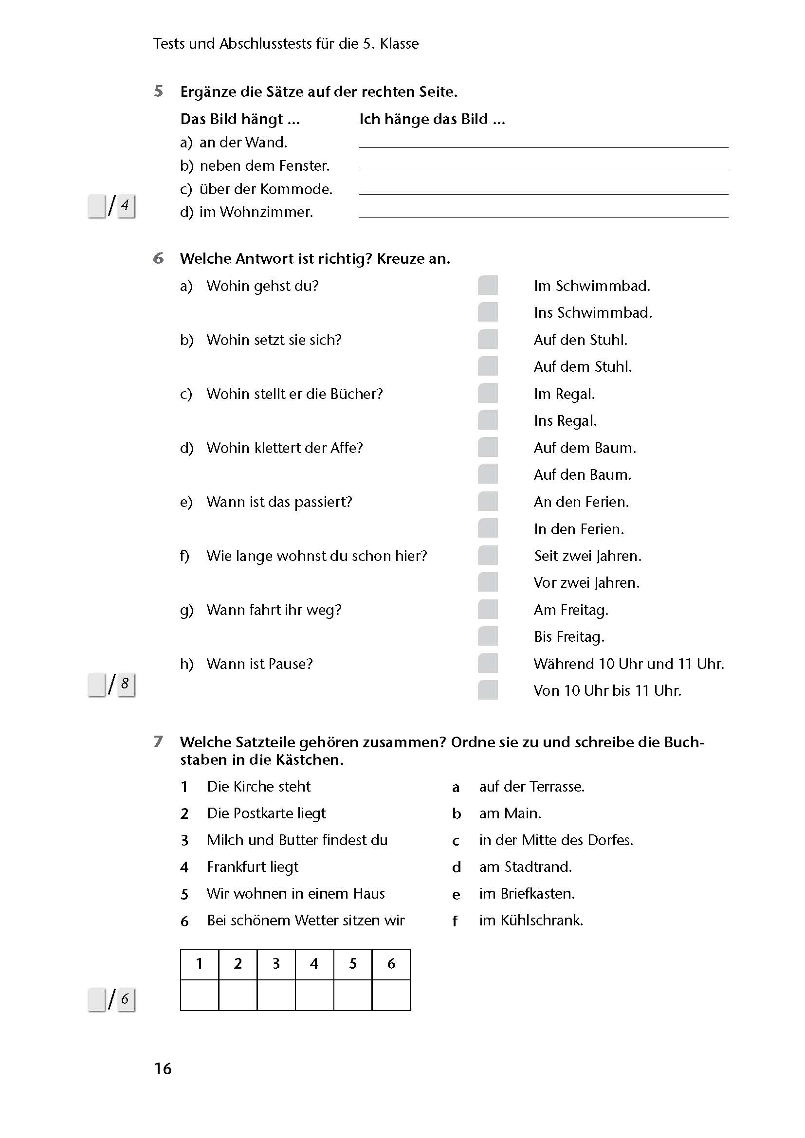 Fit in Test und Klassenarbeit – Deutsch 5./6. Klasse Gymnasium