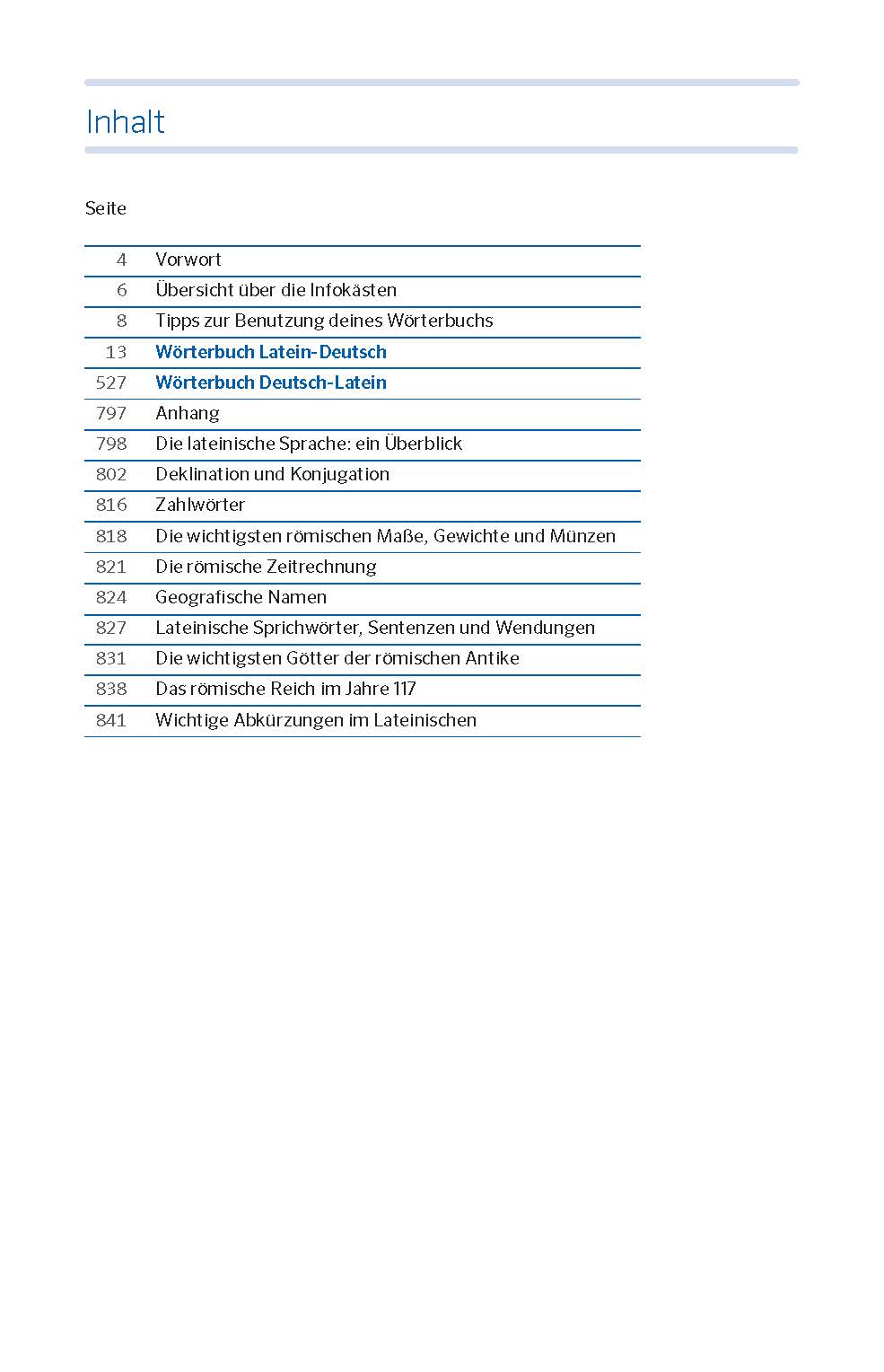PONS Das große Schulwörterbuch Latein