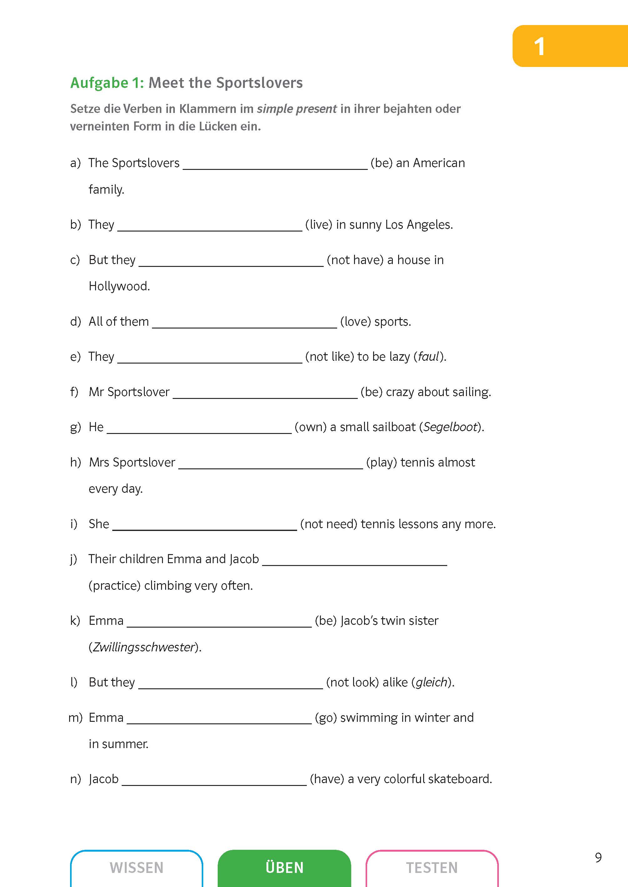 Klett Sicher in Englisch Grammatik  7./8. Klasse