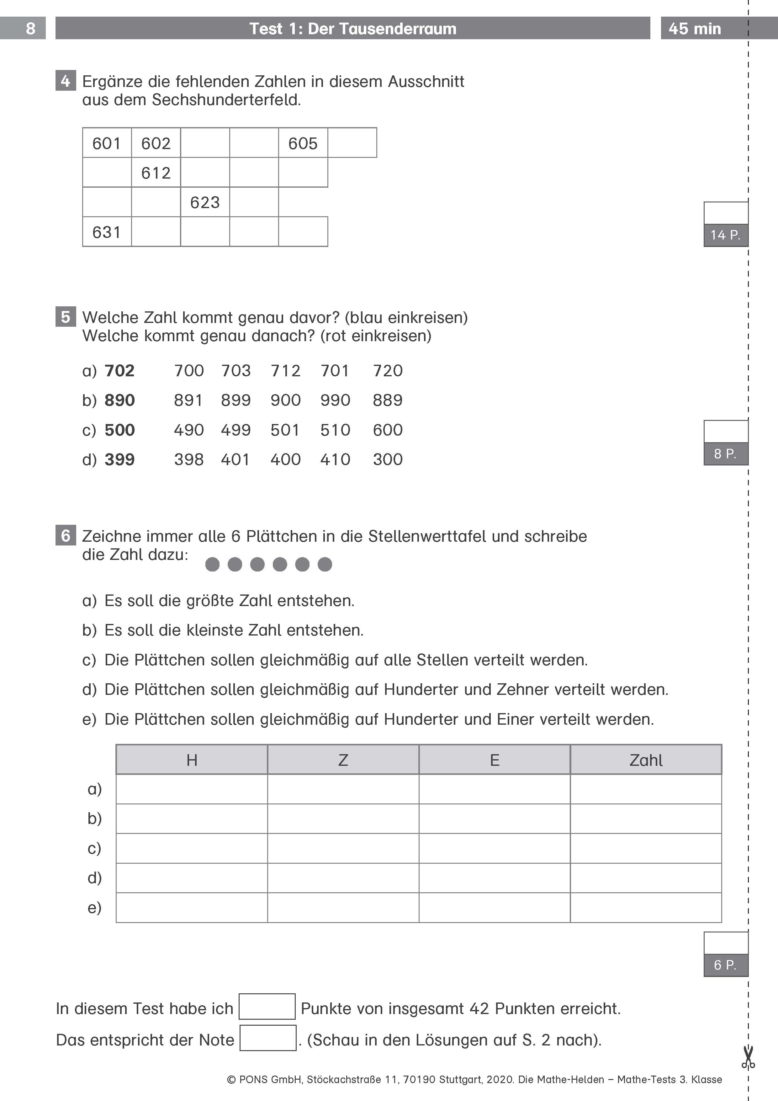 Klett Die Mathe-Helden: Mathe-Tests 3. Klasse Klett Die Mathe-Helden: Mathe-Tests 3. Klasse