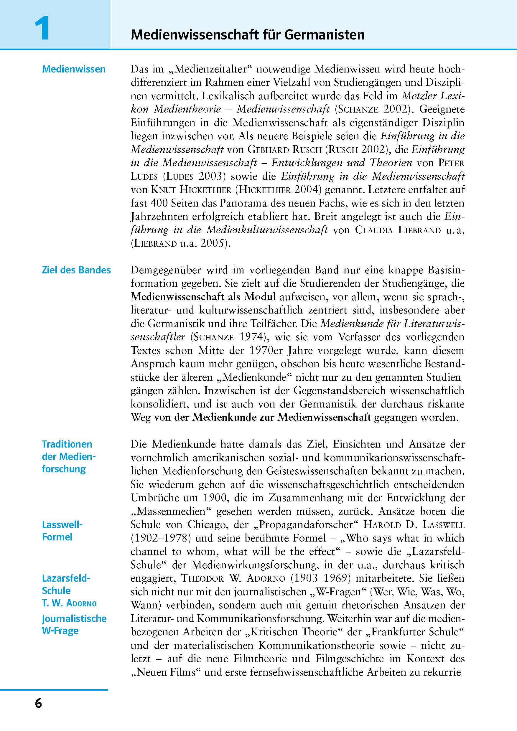 Klett Uni Wissen Grundkurs Medienwissenschaft