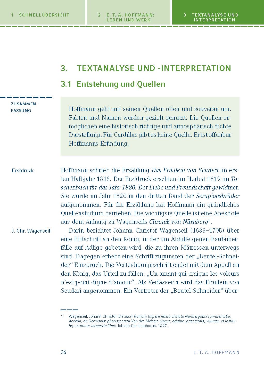 Das Fräulein von Scuderi von E.T.A Hoffmann