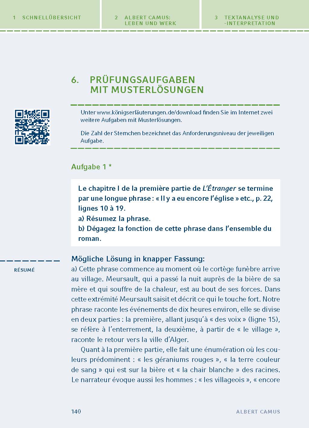 L'Étranger - Der Fremde von Albert Camus