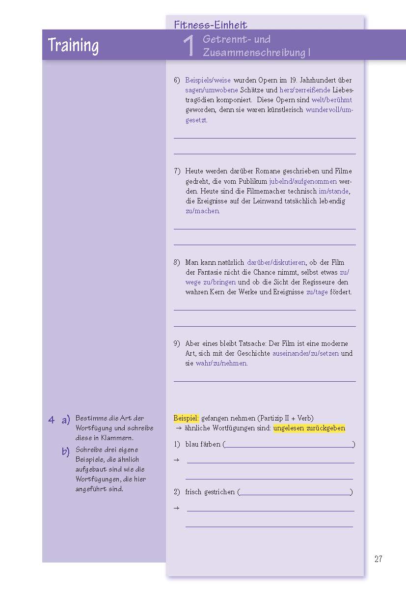 Rechtschreibung, Grammatik und Zeichensetzung. Deutsch Klasse 7-10