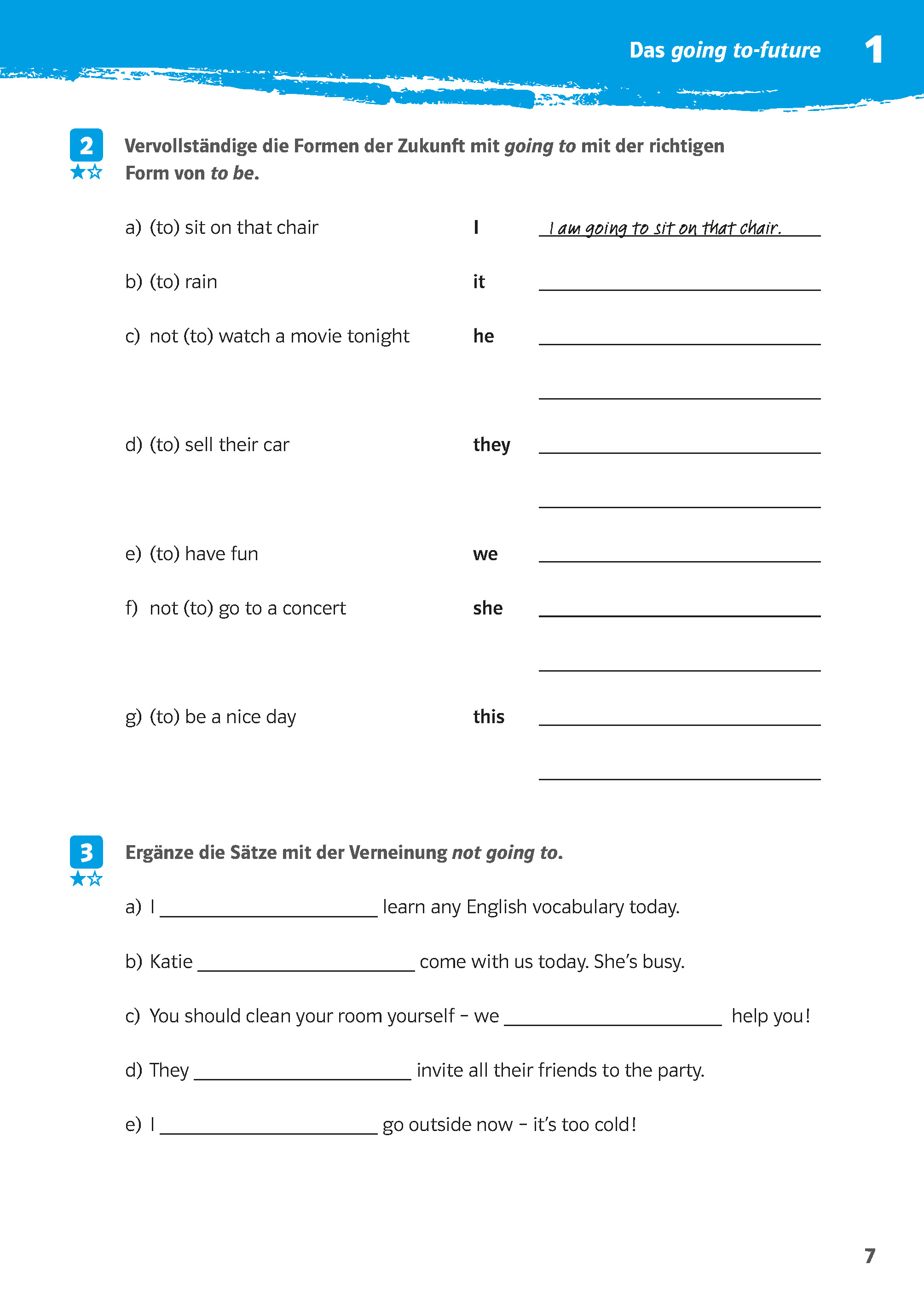 Klett 10-Minuten-Training Englisch Grammatik Future Tenses 6.- 8. Klasse Klett 10-Minuten-Training Englisch Grammatik Future Tenses 6.- 8. Klasse