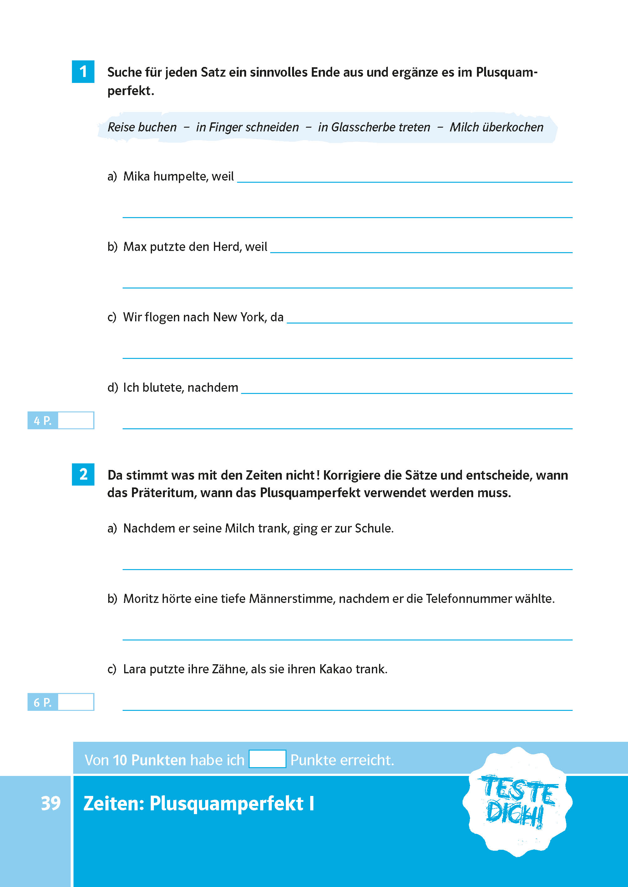 PONS Der große Testblock Deutsch 5./6. Klasse