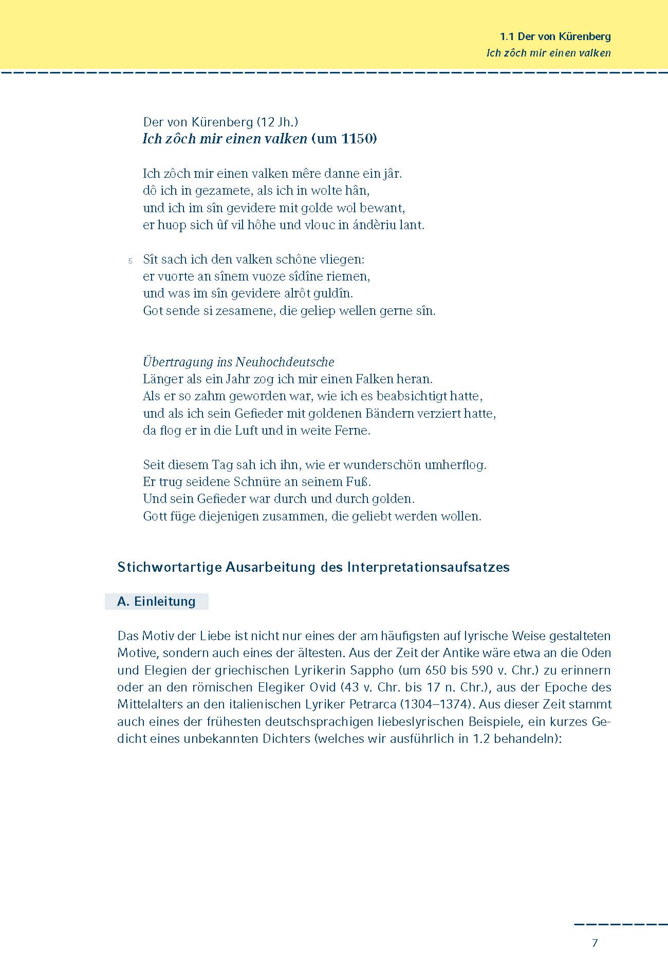 Beliebte Gedichte interpretiert