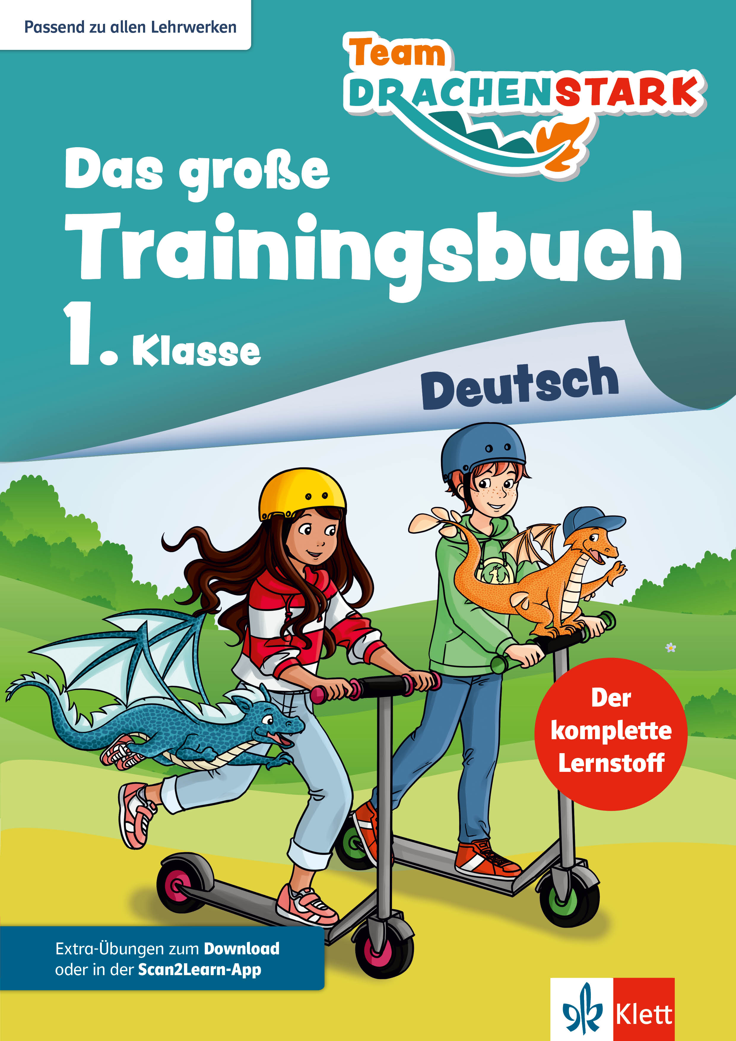 Klett Team Drachenstark: Das große Trainingsbuch Deutsch 1. Klasse