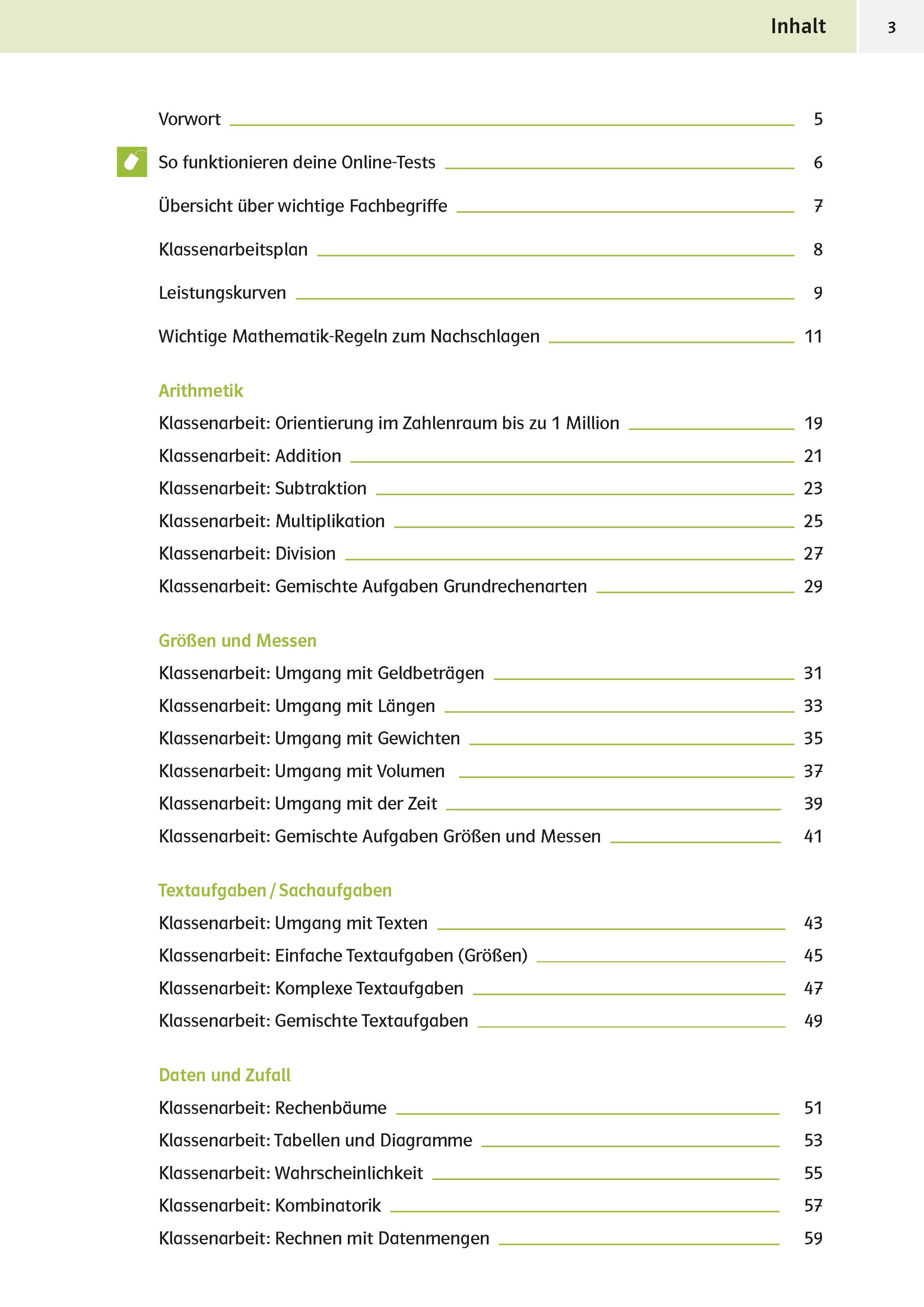 Klett Sicher ins Gymnasium: Klassenarbeitstrainer für den Übertritt Mathematik 4. Klasse Klett Sicher ins Gymnasium: Klassenarbeitstrainer für den Übertritt Mathematik 4. Klasse