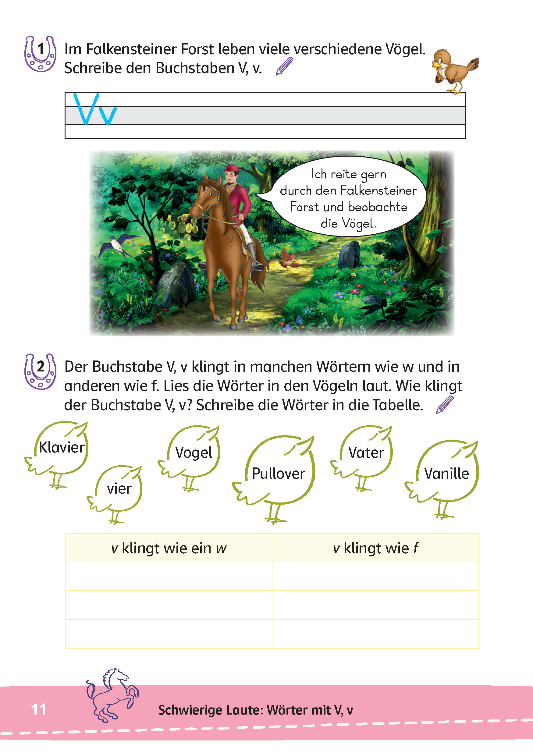 Bibi & Tina: Mein Lernrätsel-Block Deutsch für die 2. Klasse