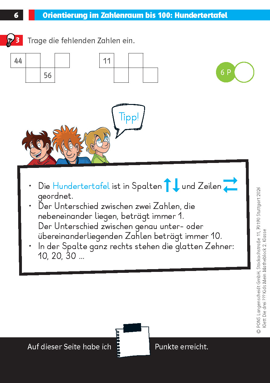 Die drei ??? Kids: Mein Matheblock 2. Klasse