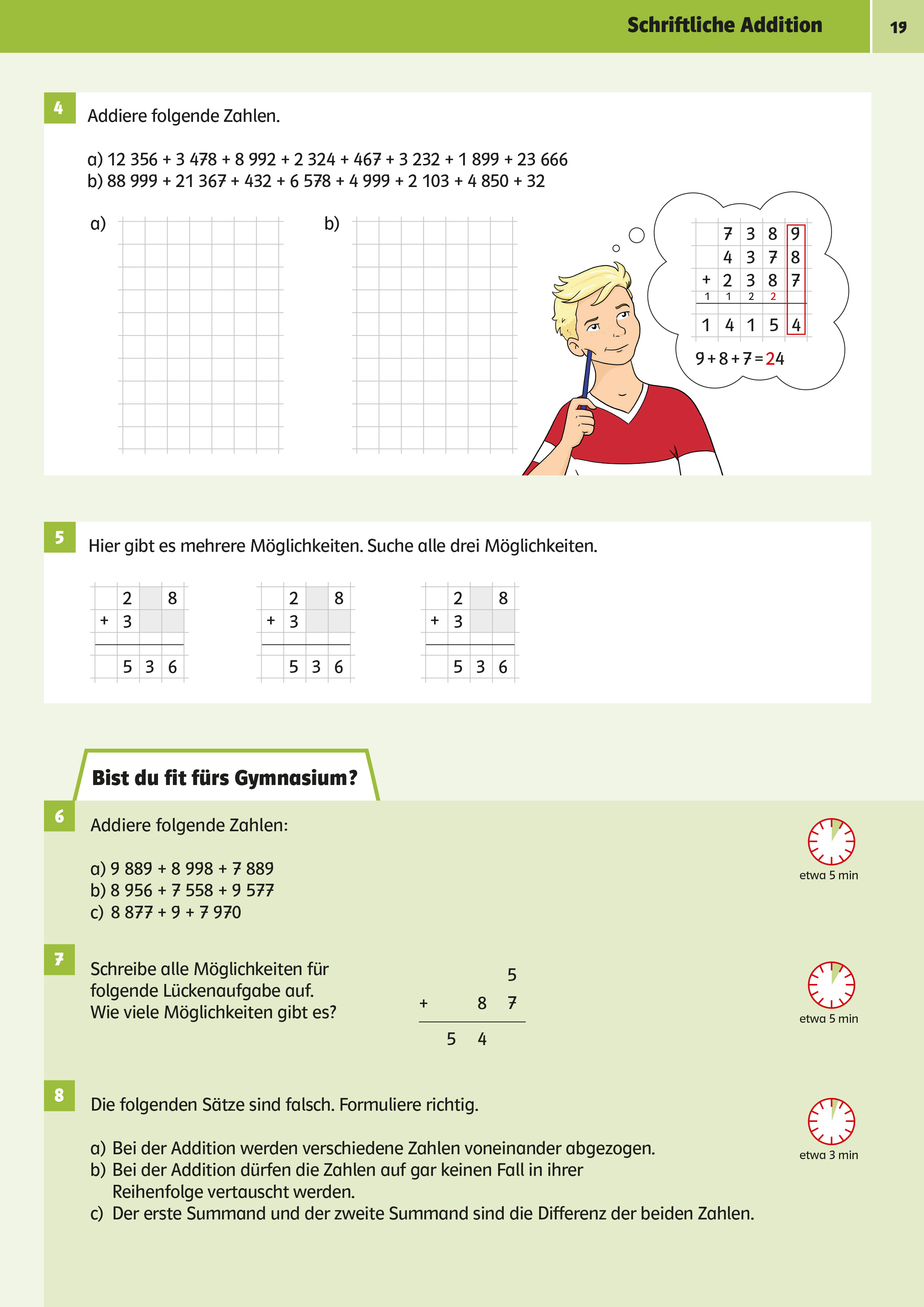Sicher ins Gymnasium Mathematik  4. Klasse