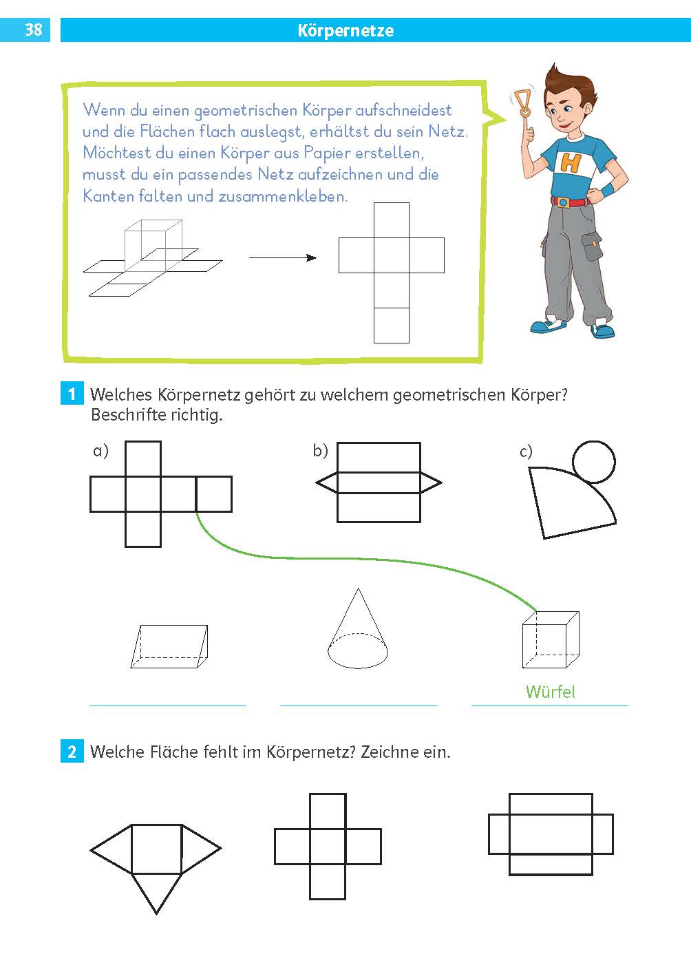 Klett Die Mathe-Helden: Geometrie 3./4. Klasse