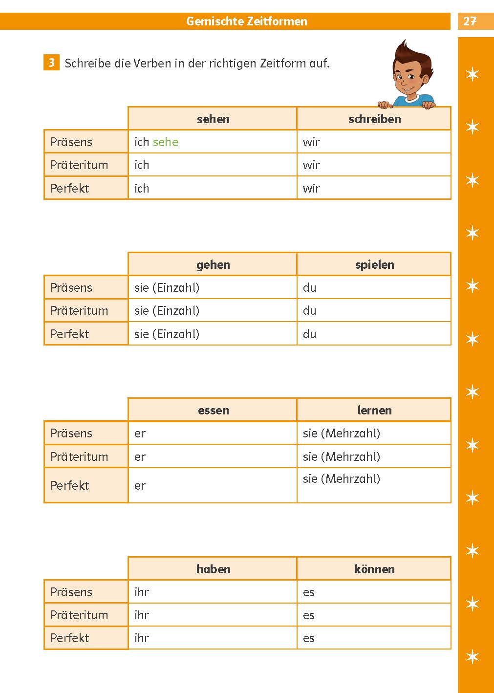 Klett Die Deutsch-Helden: Grammatik 3. Klasse
