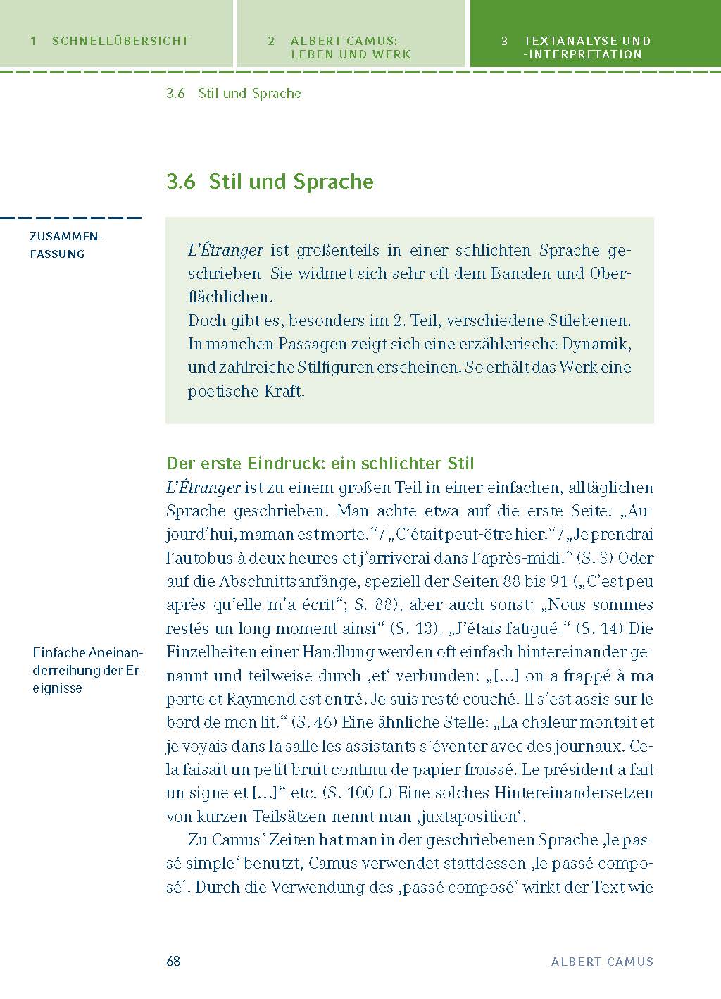L'Étranger - Der Fremde von Albert Camus
