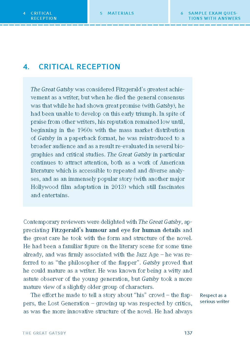 The Great Gatsby von F. Scott Fitzgerald