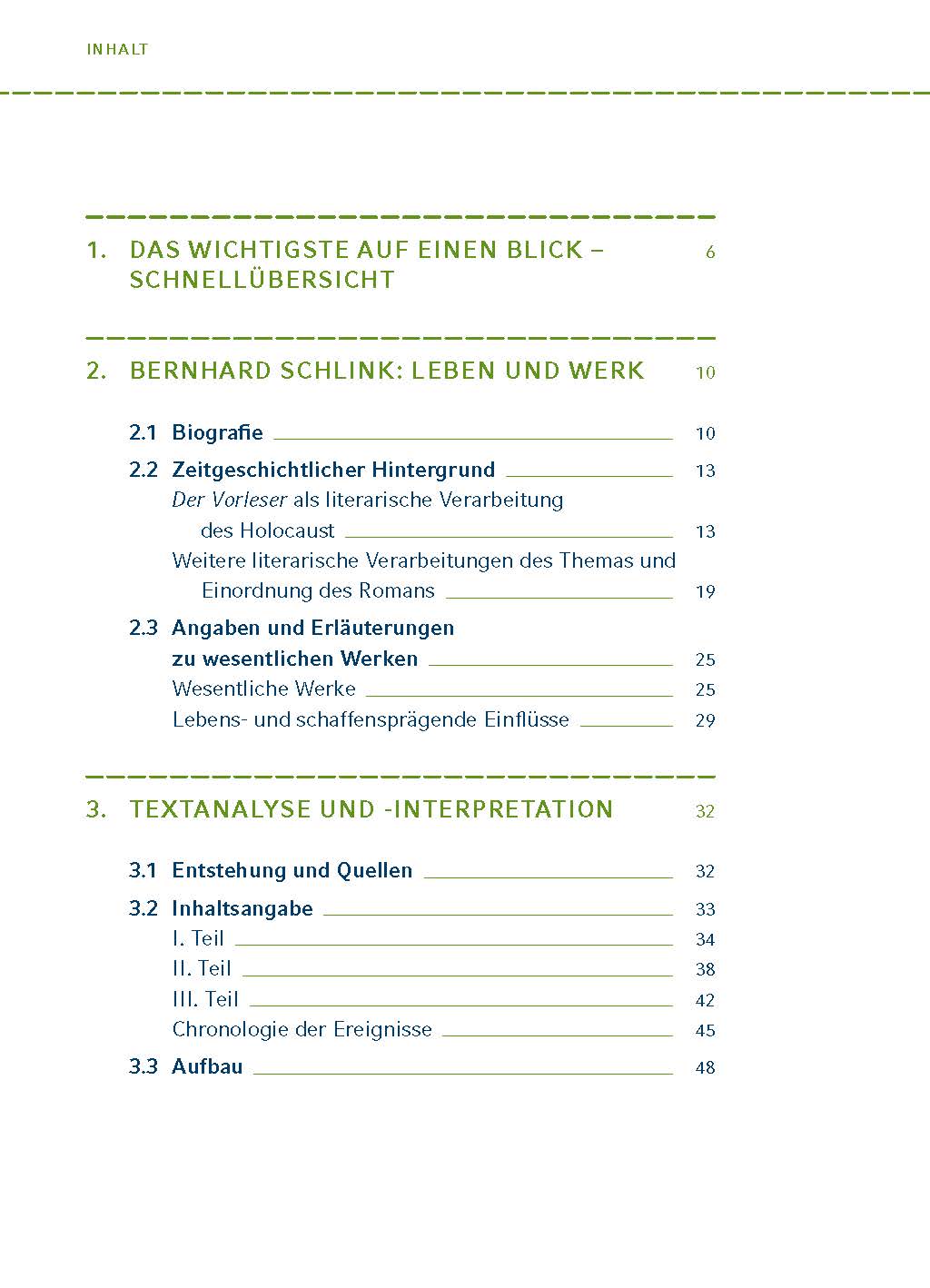 Der Vorleser von Bernhard Schlink