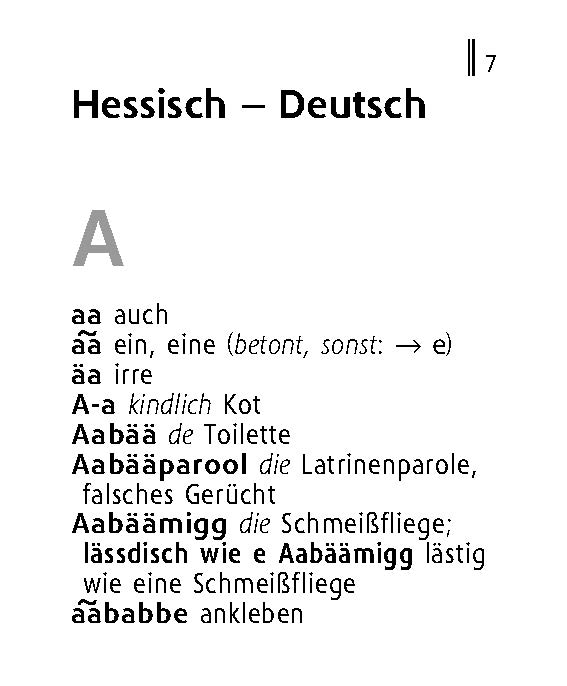 Langenscheidt Lilliput Hessisch