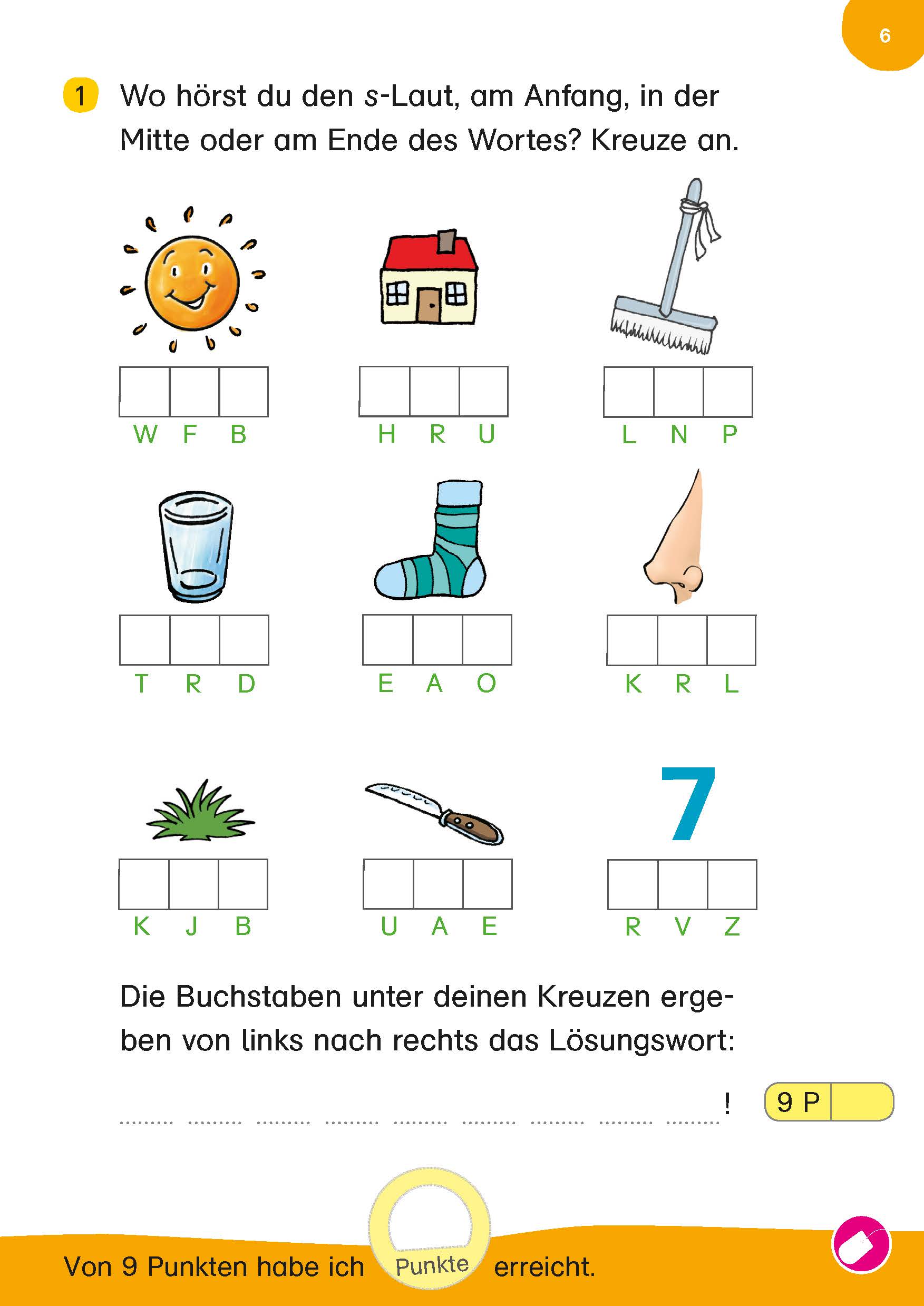 Klett Mein Test-Block Richtig lesen und schreiben 1. Klasse