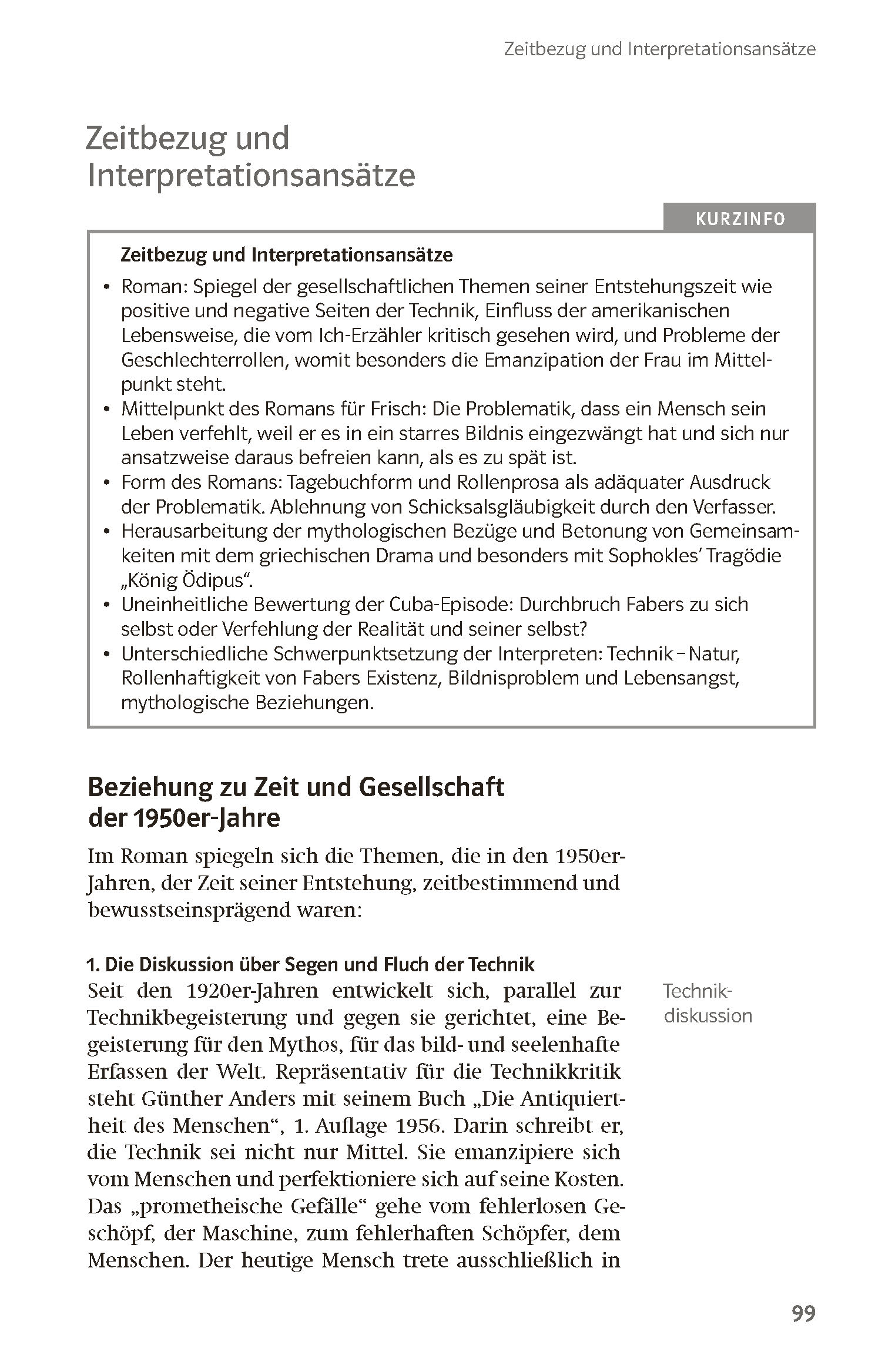 Klett Lektürehilfen Max Frisch, Homo faber Klett Lektürehilfen Max Frisch, Homo faber