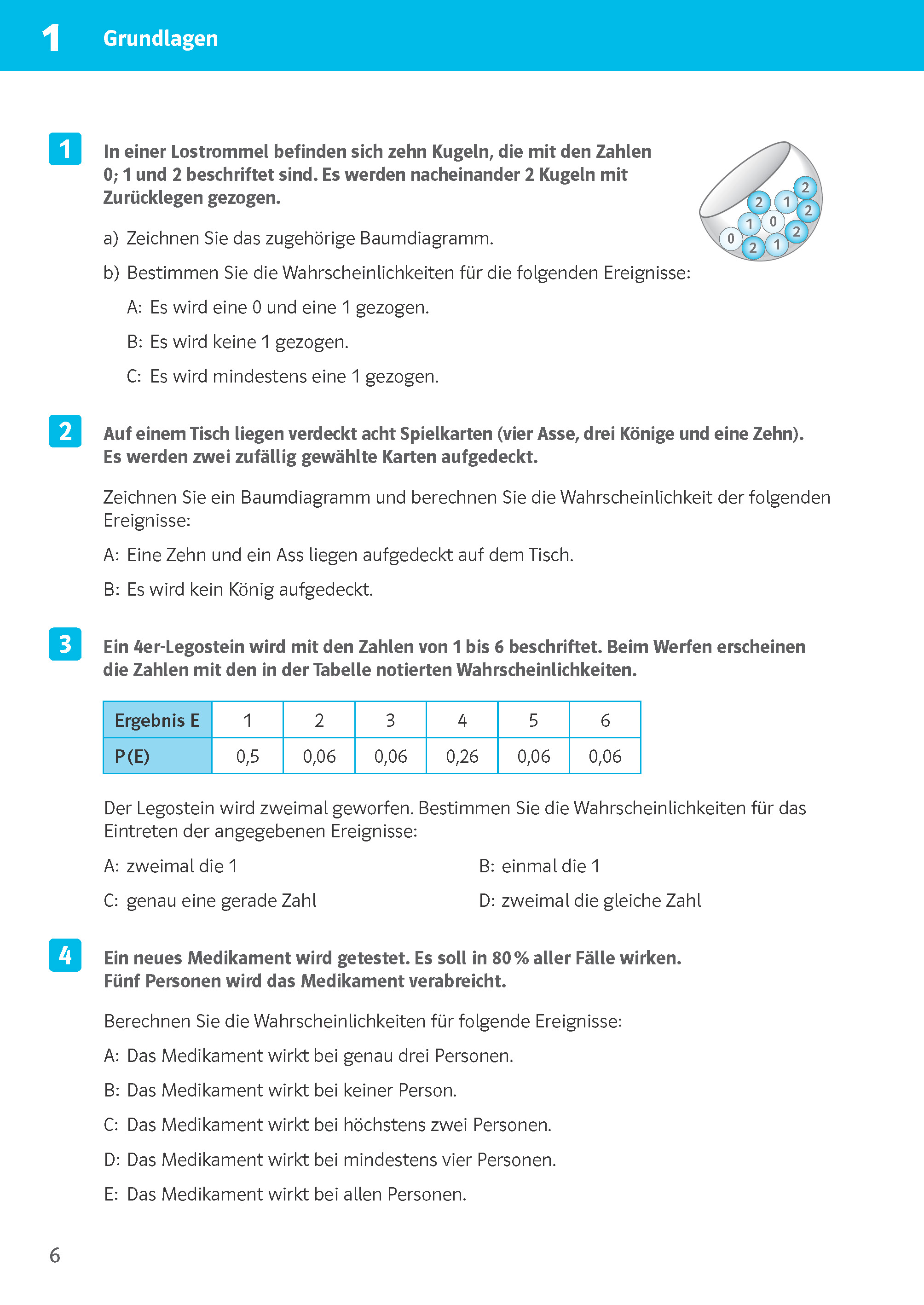Klett Sicher im Abi 10-Minuten-Training Mathematik Stochastik