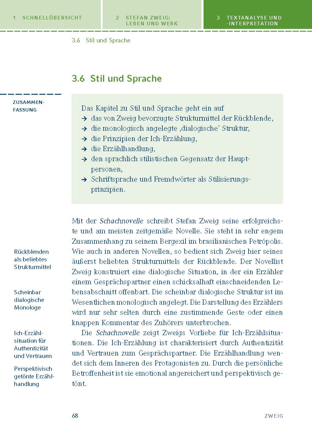 Schachnovelle von Stefan Zweig - Textanalyse und Interpretation