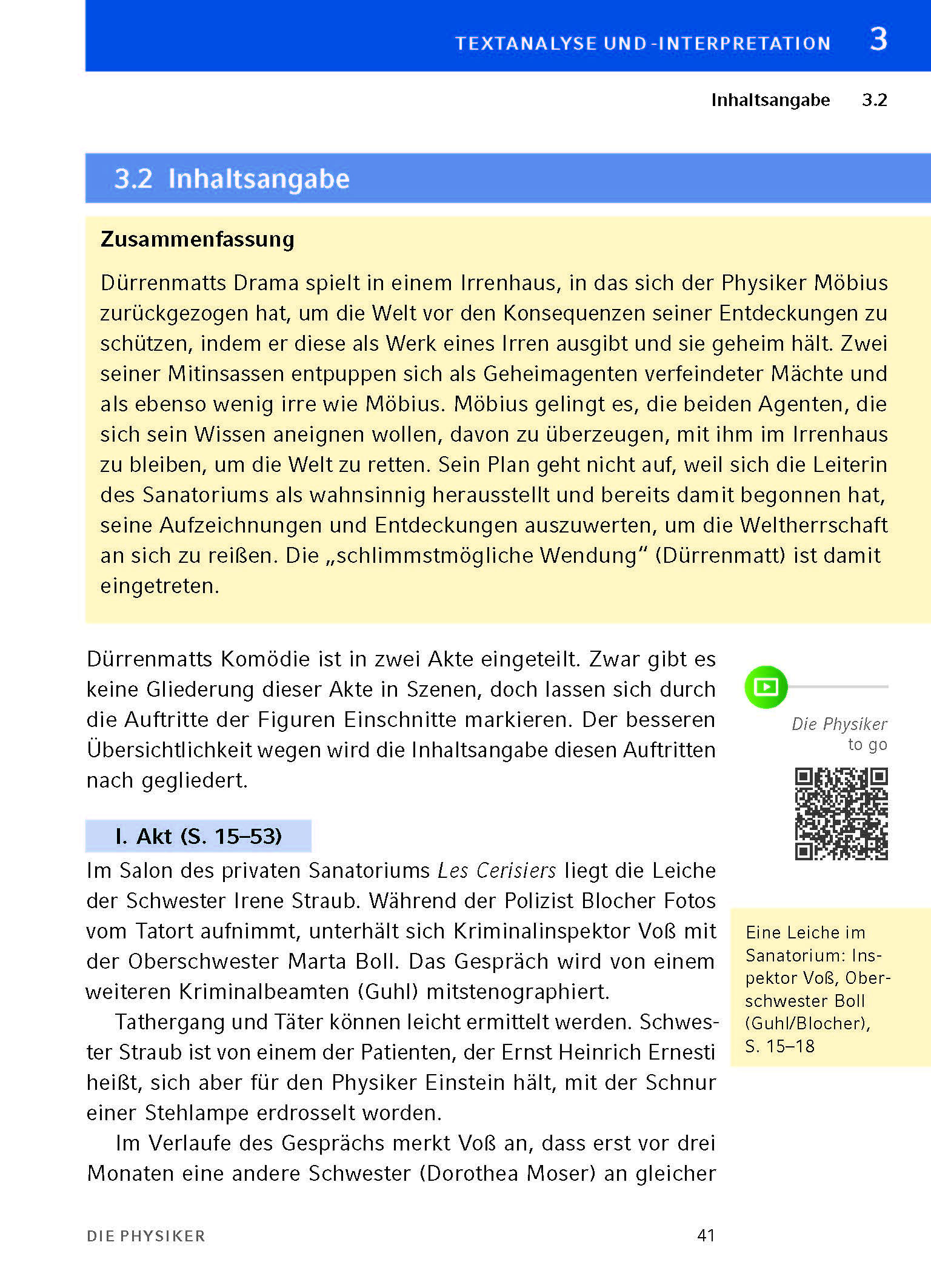 Die Physiker von Friedrich Dürrenmatt