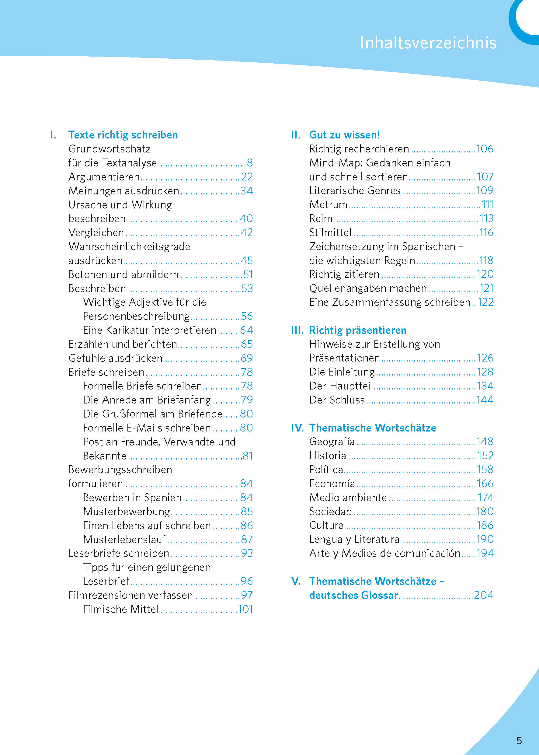 PONS Texte schreiben - Spanisch