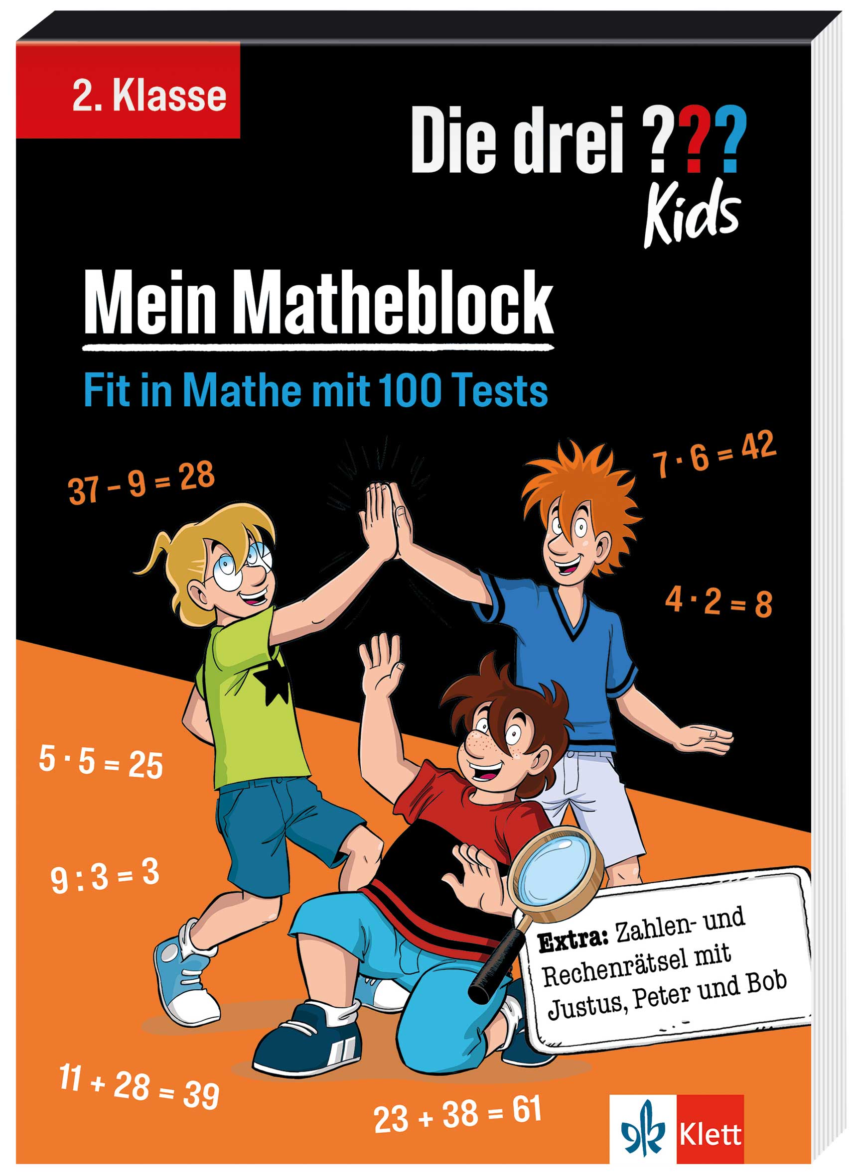 Die drei ??? Kids: Mein Matheblock 2. Klasse