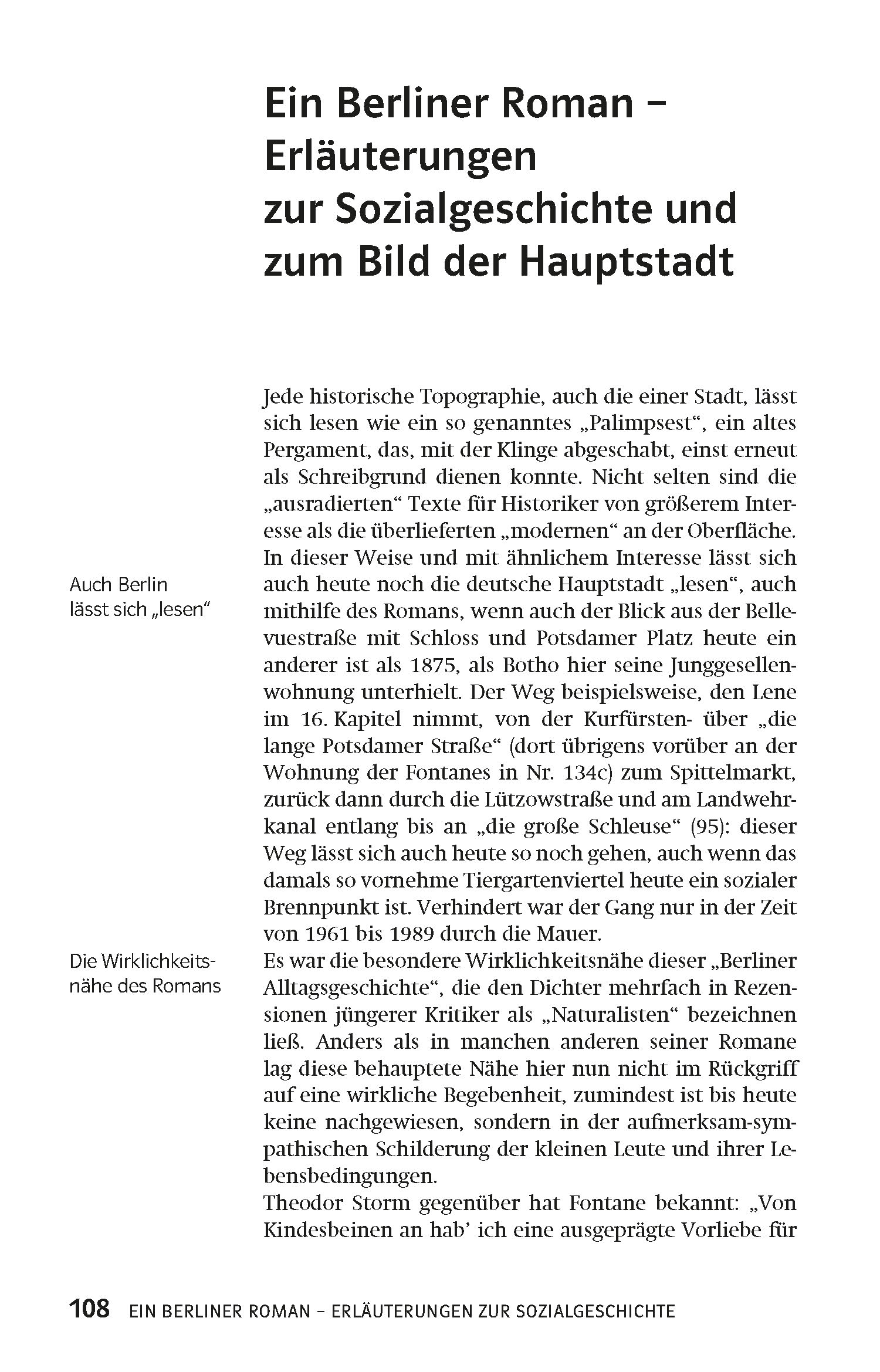 Klett Lektürehilfen Theodor Fontane, Irrungen, Wirrungen
