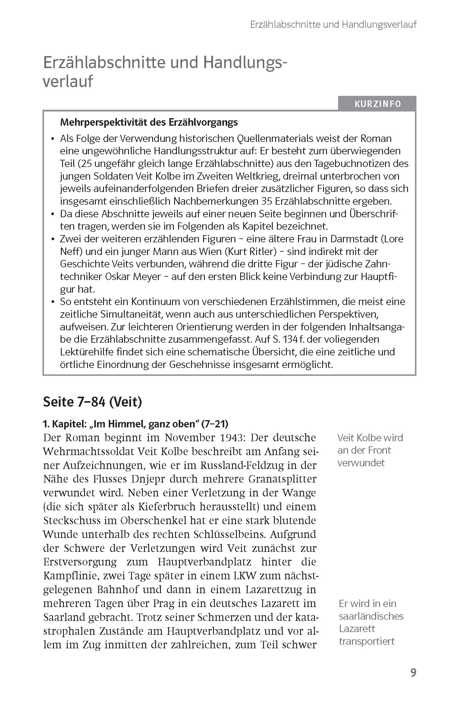 Klett Lektürehilfen Arno Geiger, Unter der Drachenwand