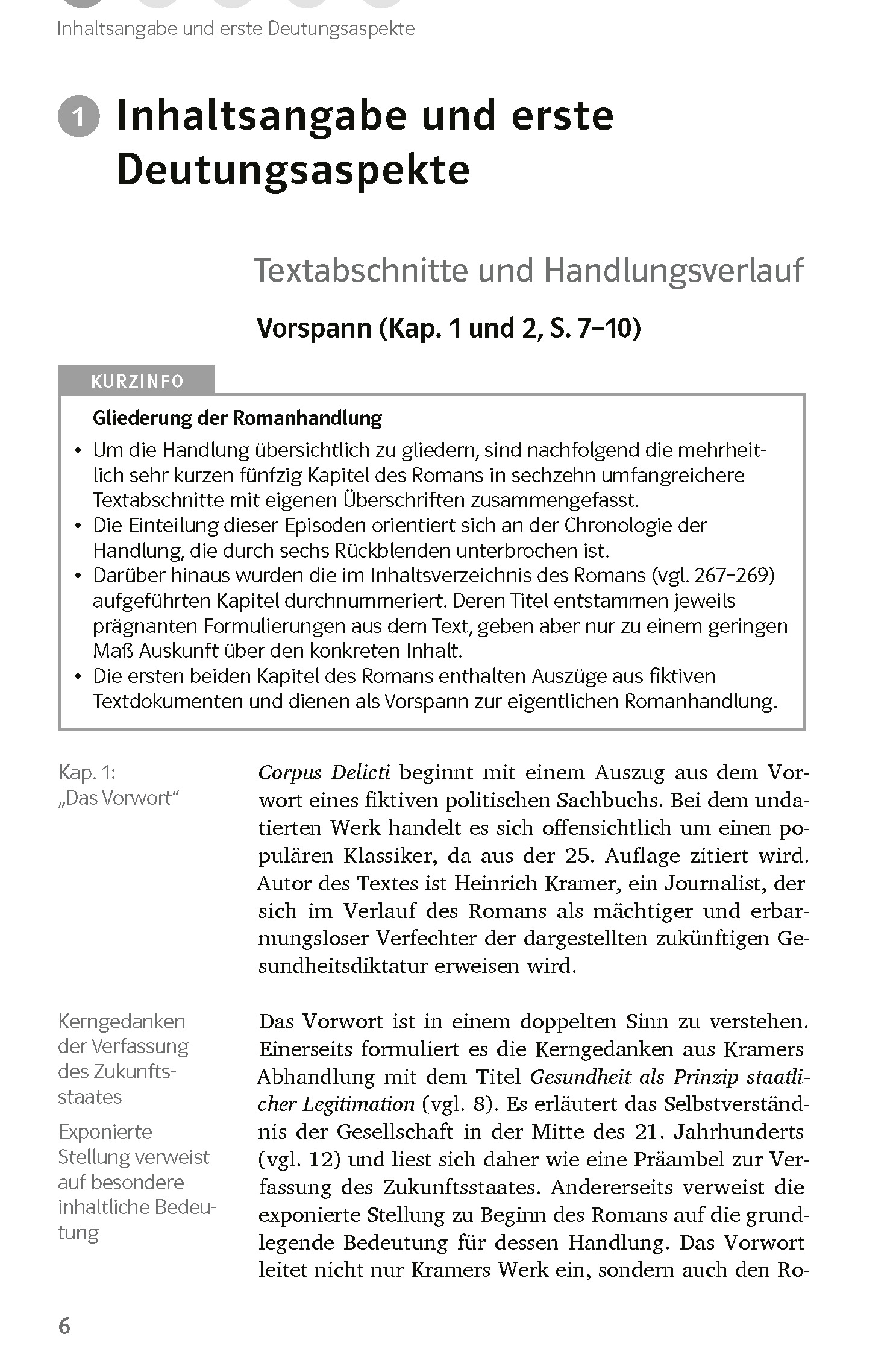 Klett Lektürehilfen Juli Zeh, Corpus Delicti. Ein Prozess