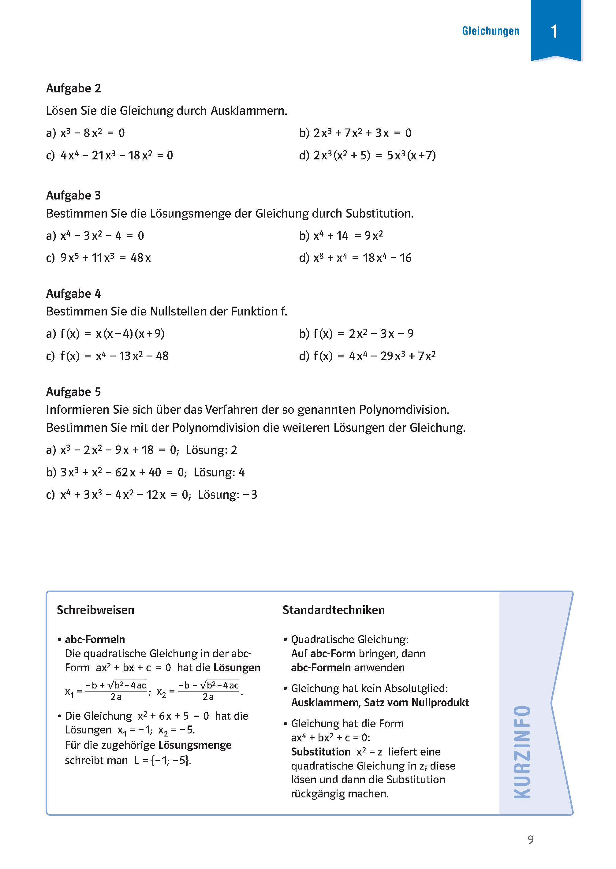 Klett Klausur-Training - Mathematik Analysis Klett Klausur-Training - Mathematik Analysis