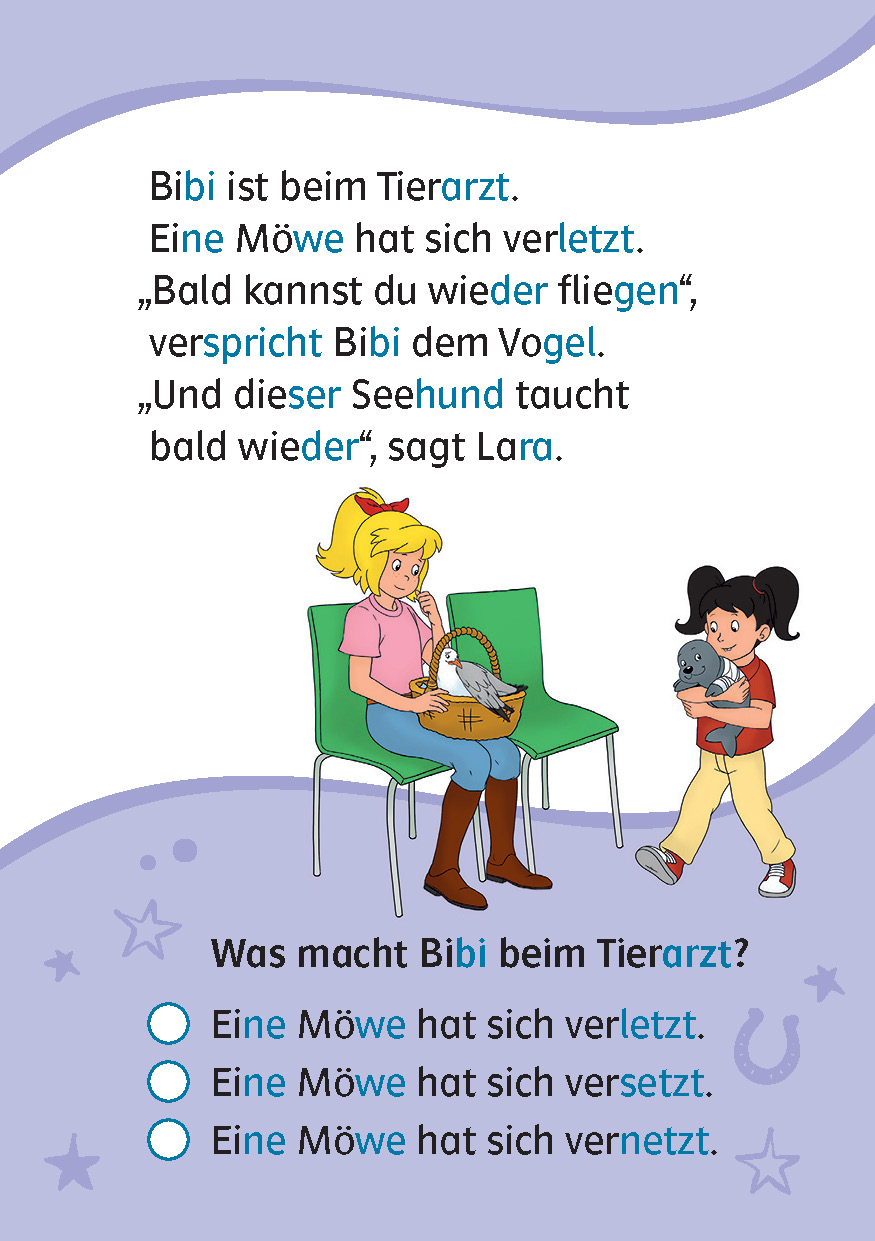 Lesefuchs Bibi & Tina: Leserätsel Lesestufe 1, Band 1