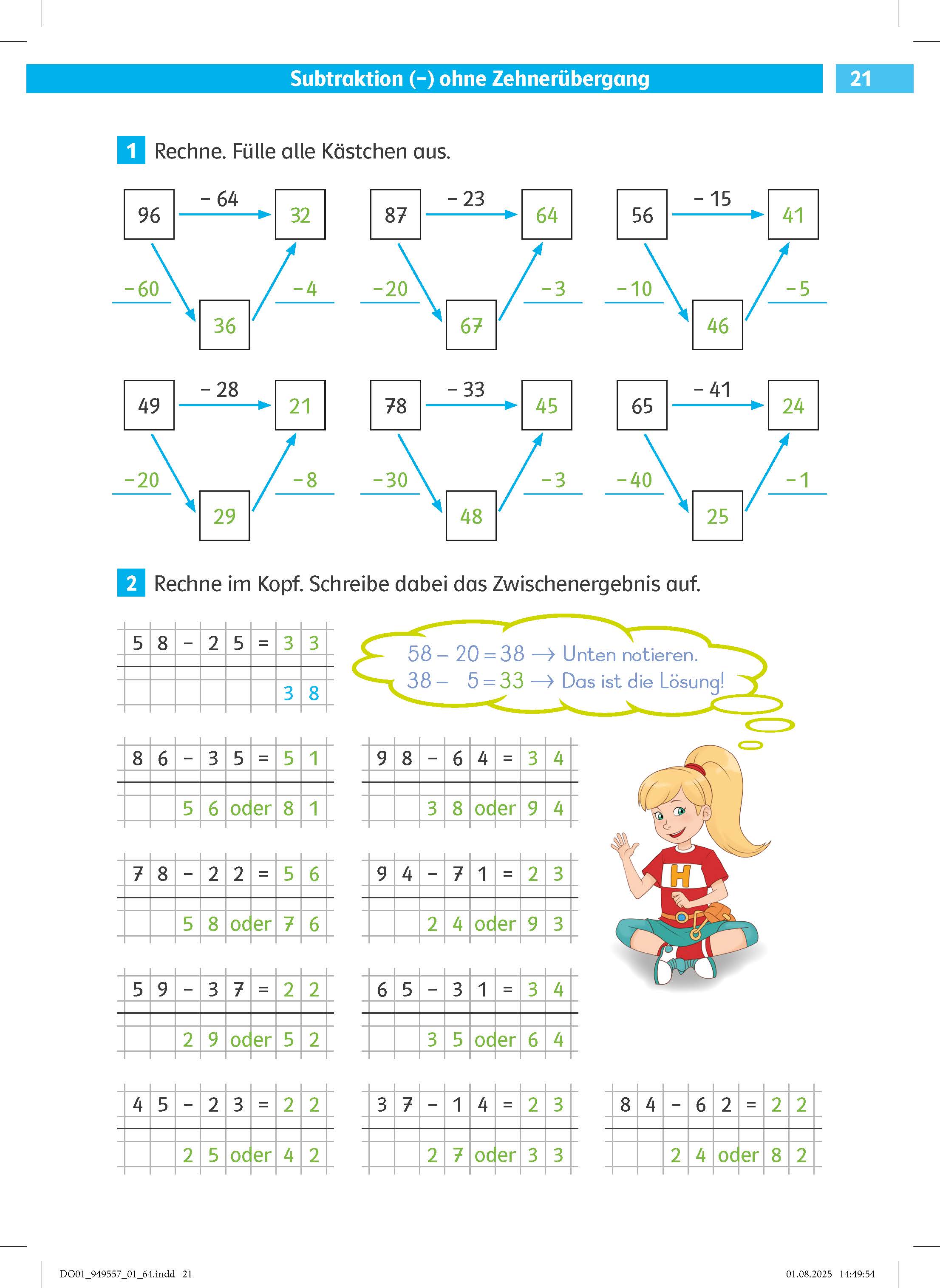 Klett Die Mathe-Helden: Kopfrechnen 2. Klasse