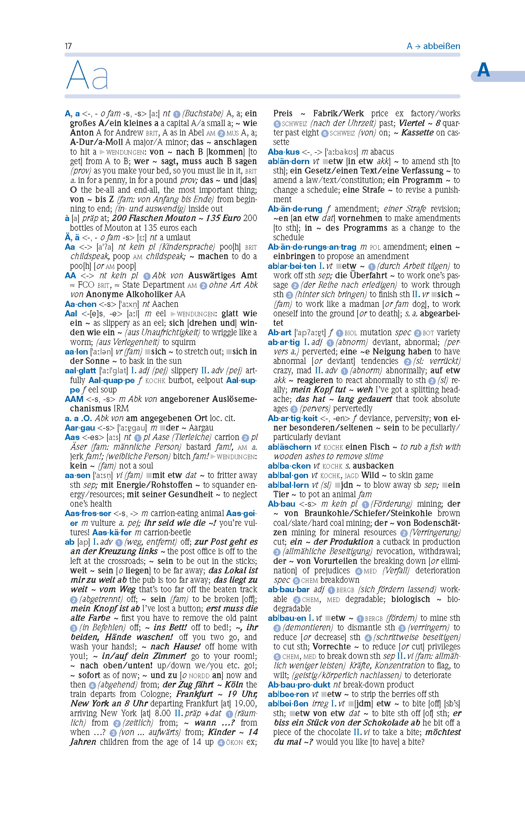 PONS Wörterbuch Schule und Studium Deutsch - Englisch, Band 2