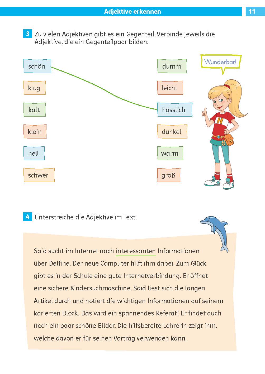 Klett Die Deutsch-Helden: Grammatik 3. Klasse