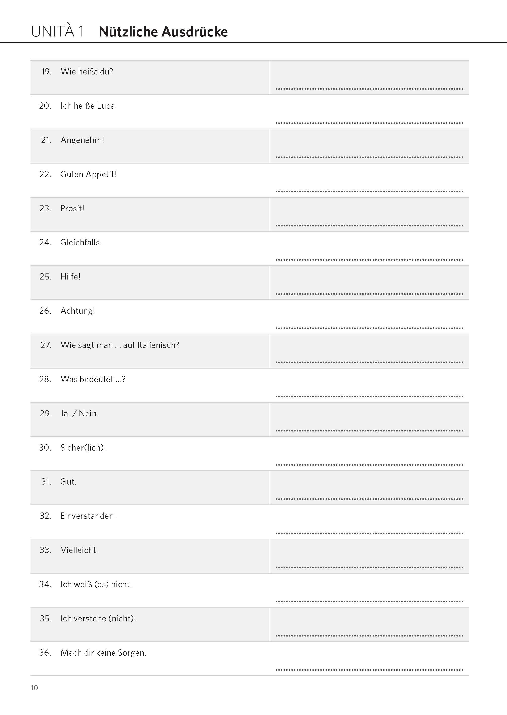 PONS Satz für Satz Italienisch A1