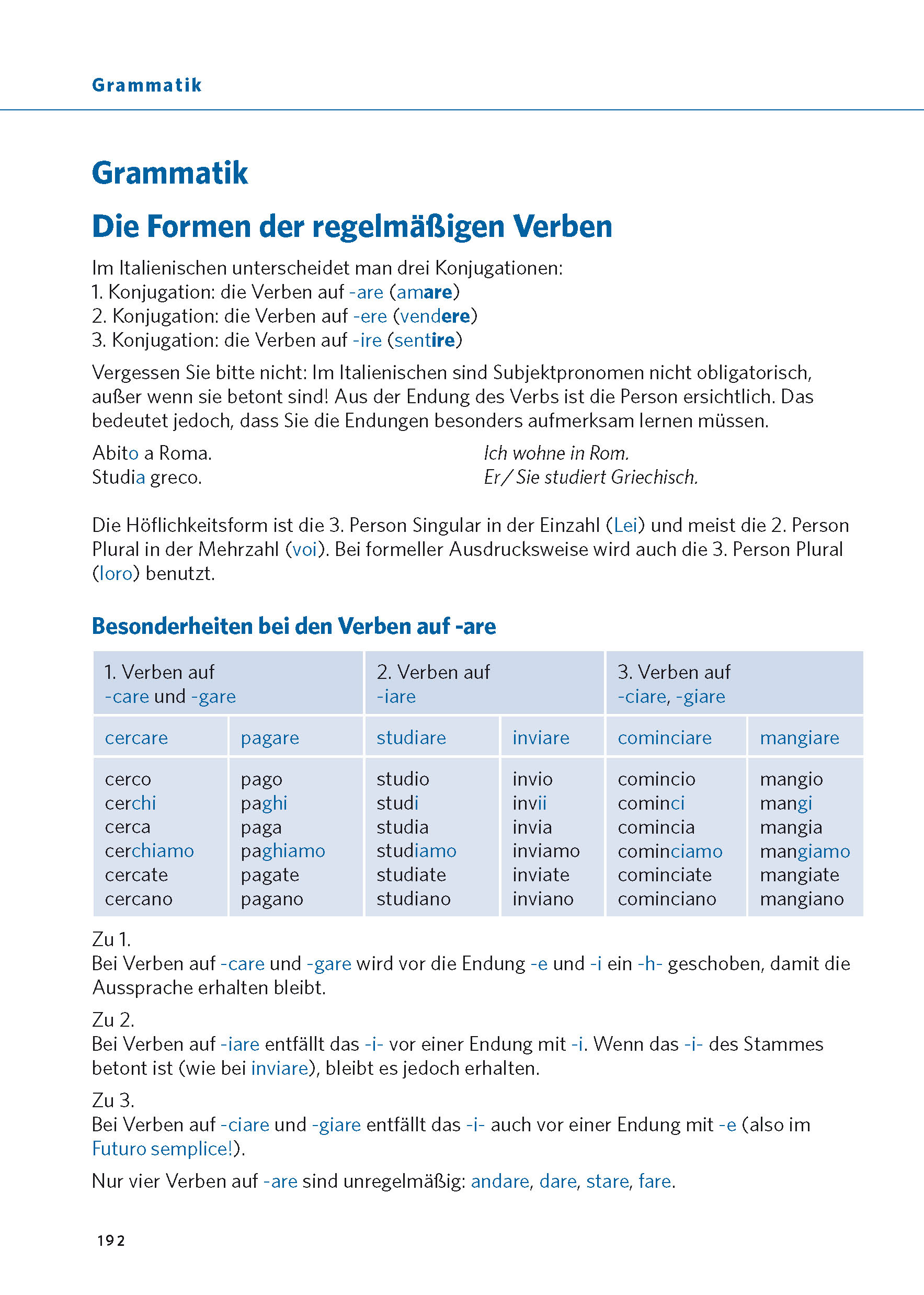 PONS Verbtabellen Plus Italienisch
