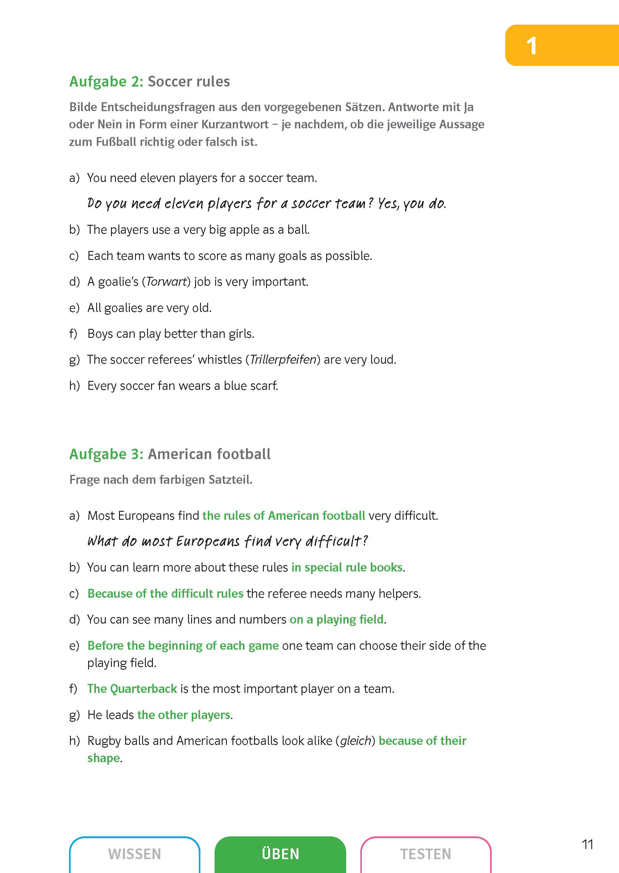 Klett Sicher in Englisch Grammatik  7./8. Klasse