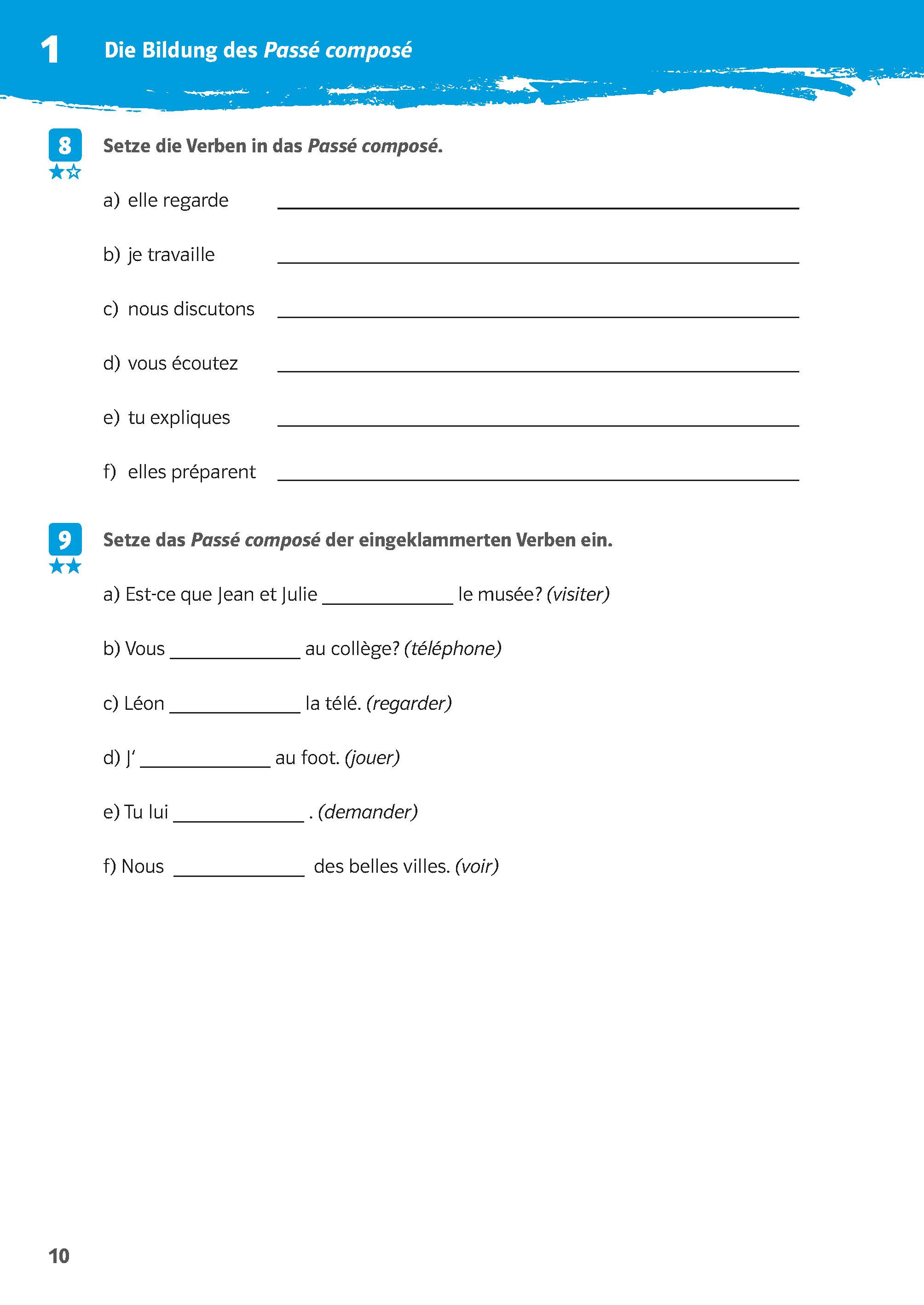 Klett 10-Minuten-Training Französisch Grammatik Passé composé und Imparfait 1./2. Lernjahr Klett 10-Minuten-Training Französisch Grammatik Passé composé und Imparfait 1./2. Lernjahr