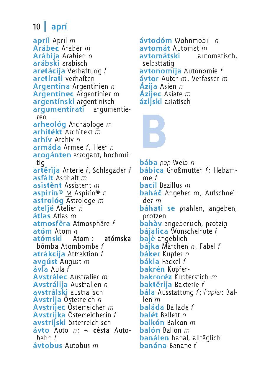Langenscheidt Universal-Wörterbuch Slowenisch