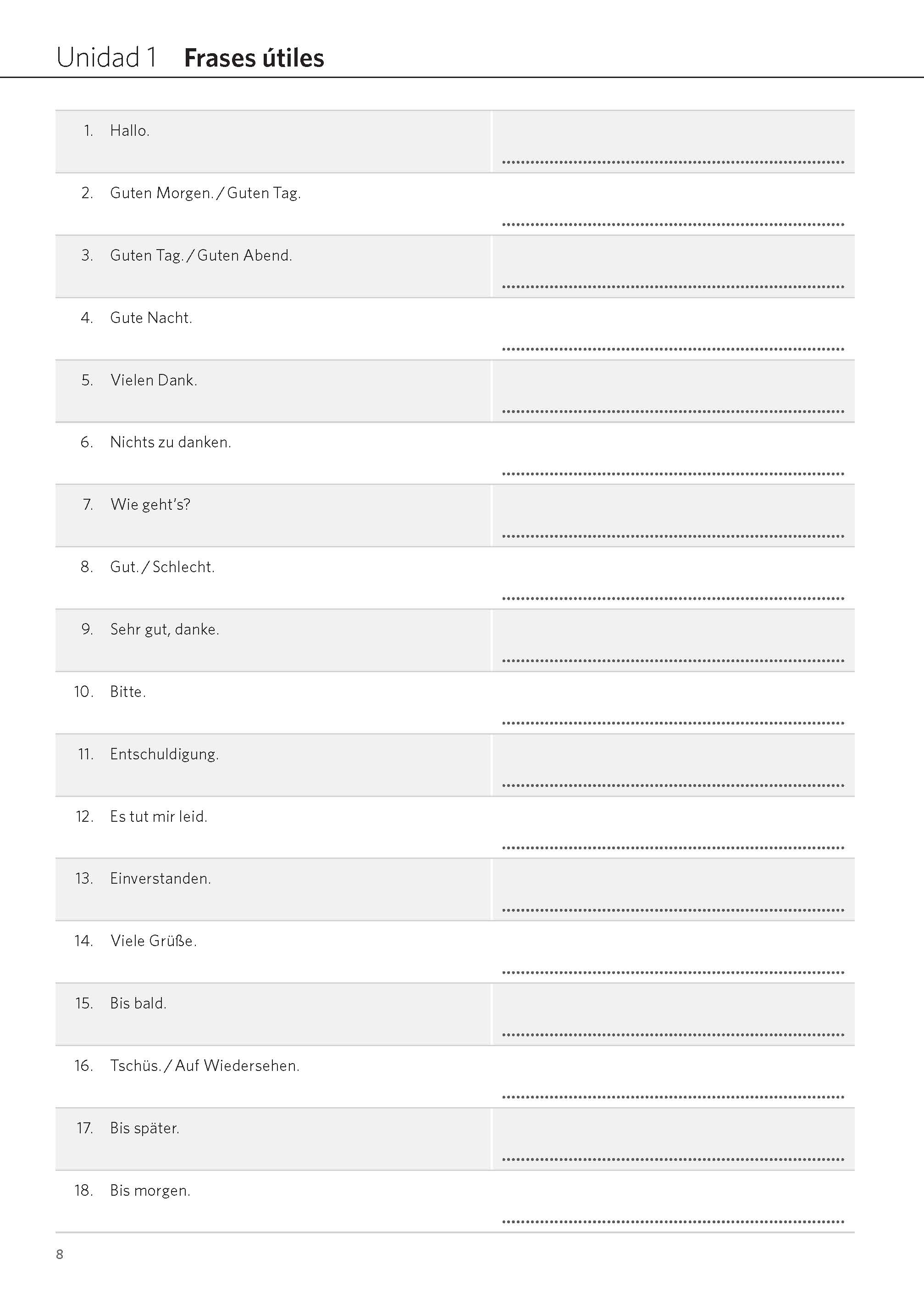 PONS Satz für Satz Spanisch A1