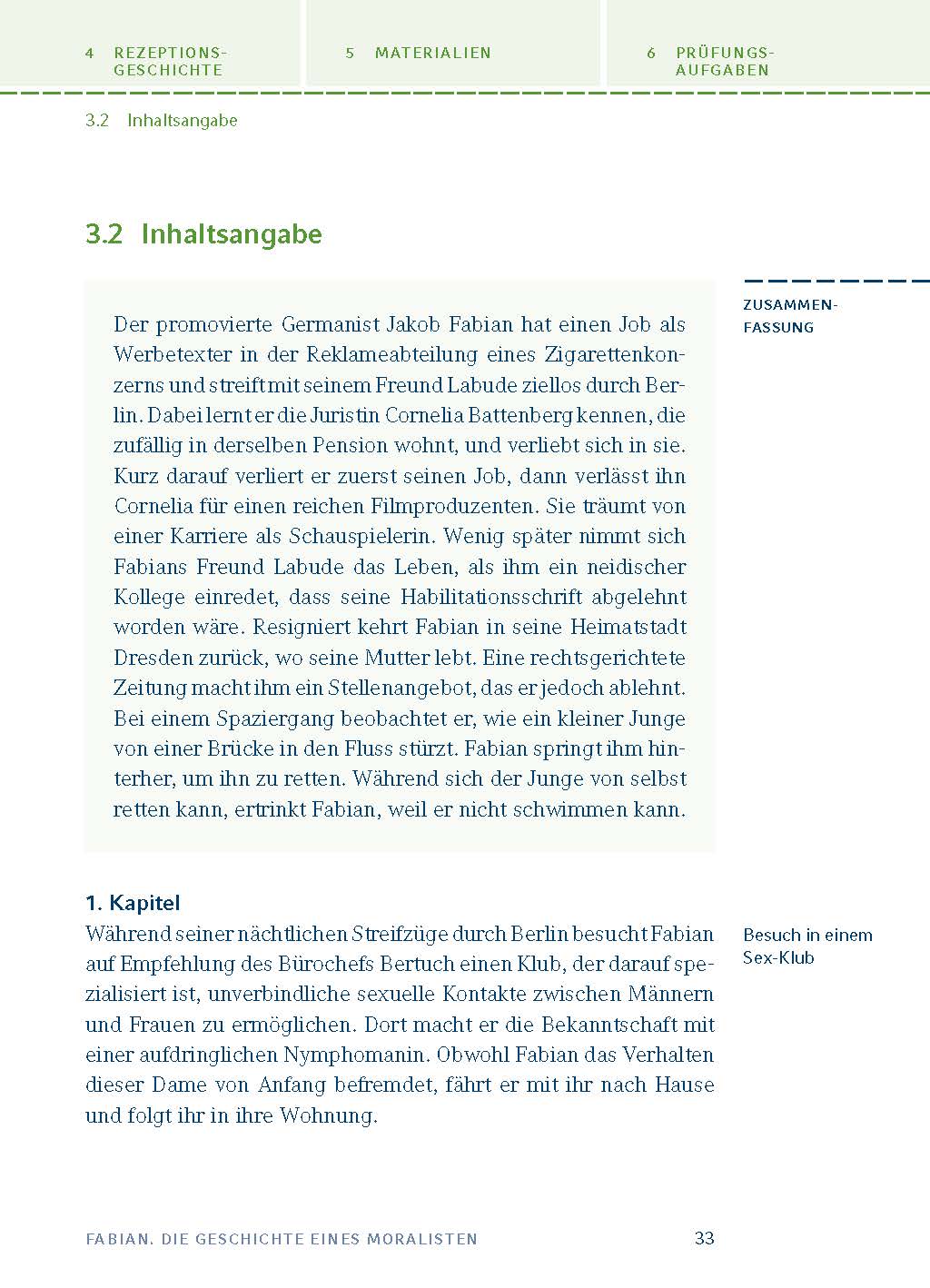 Fabian. Die Geschichte eines Moralisten von Erich Kästner