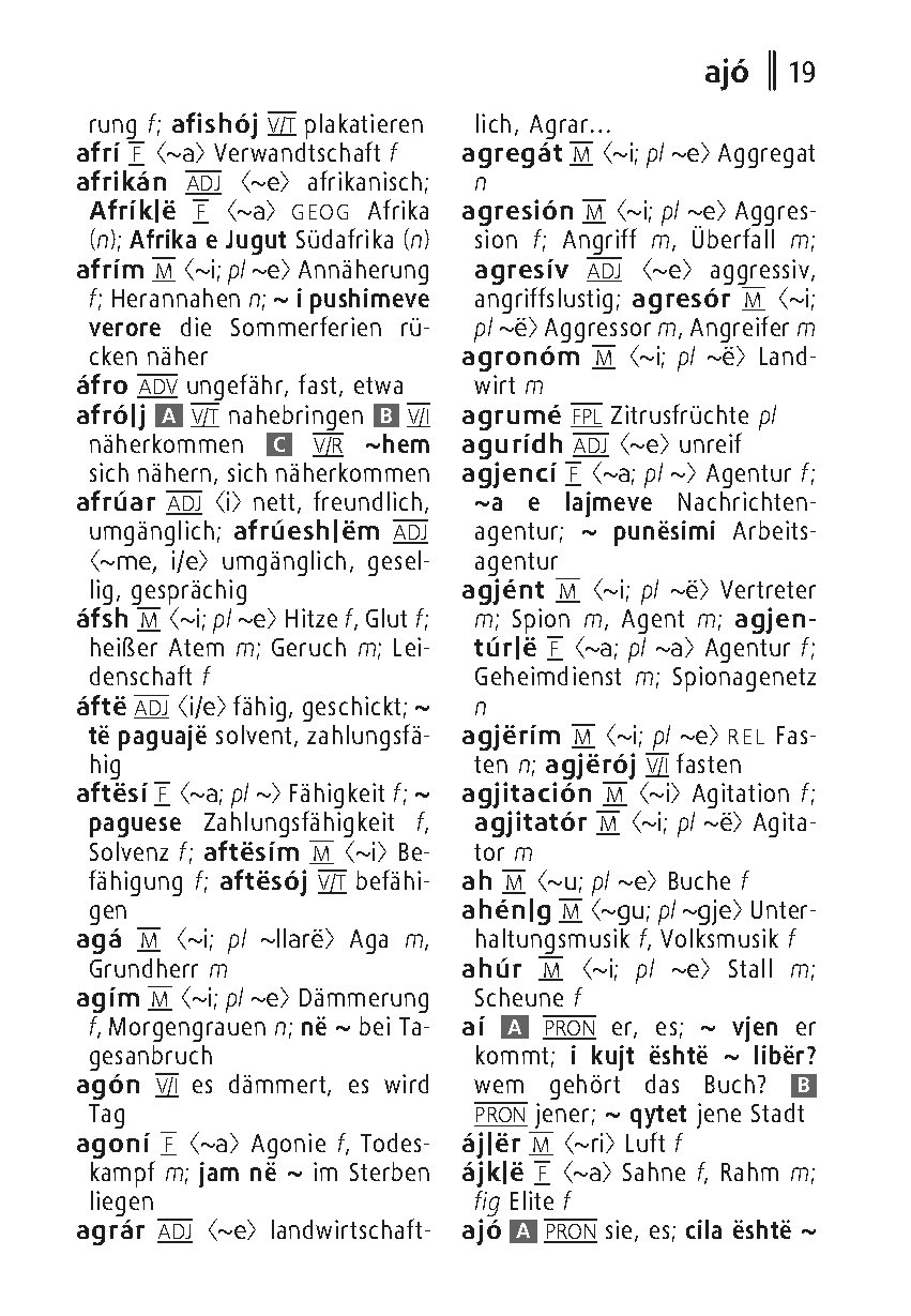 Langenscheidt Universal-Wörterbuch Albanisch